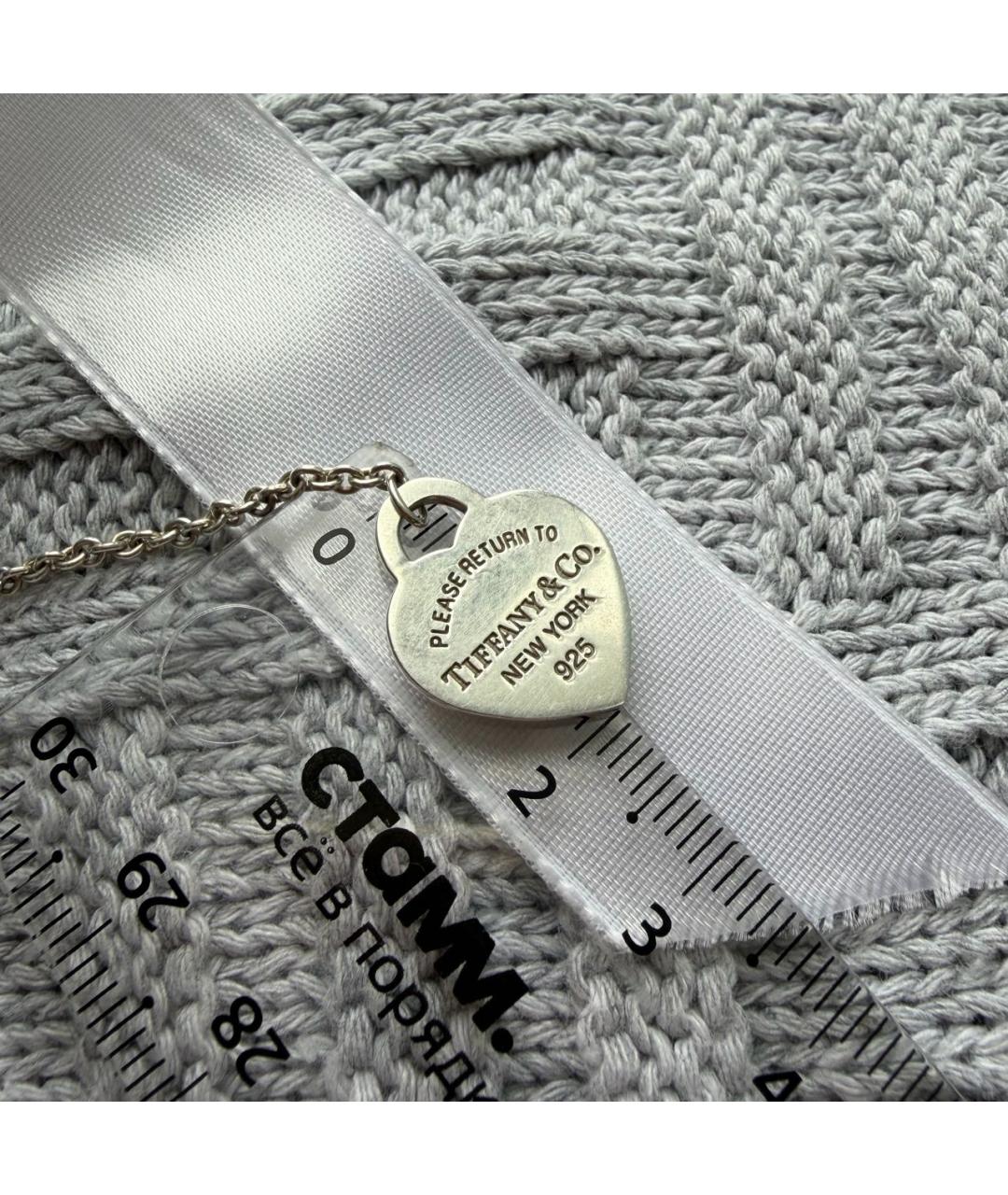 TIFFANY&CO Серебряное серебряное колье, фото 6