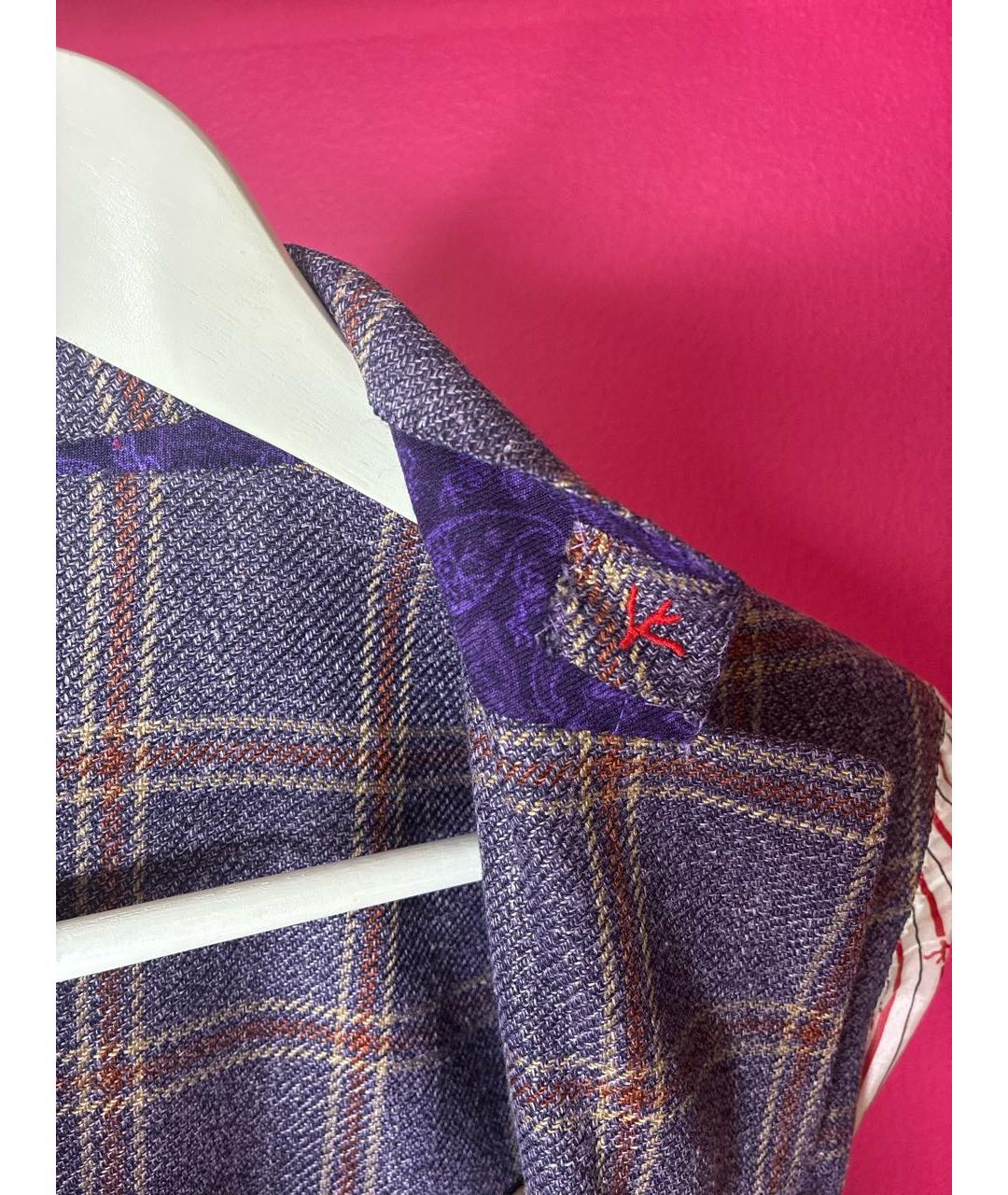 ISAIA Мульти шерстяной пиджак, фото 8