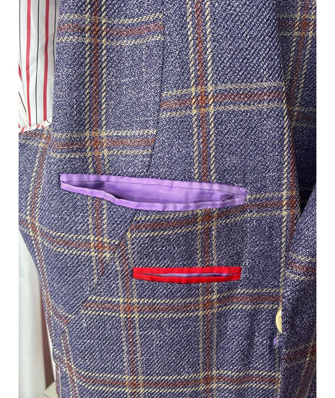 ISAIA Мульти шерстяной пиджак, фото 7