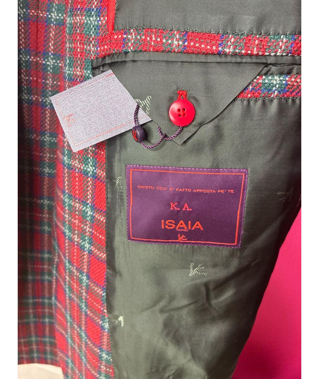 ISAIA Мульти шерстяной пиджак, фото 6