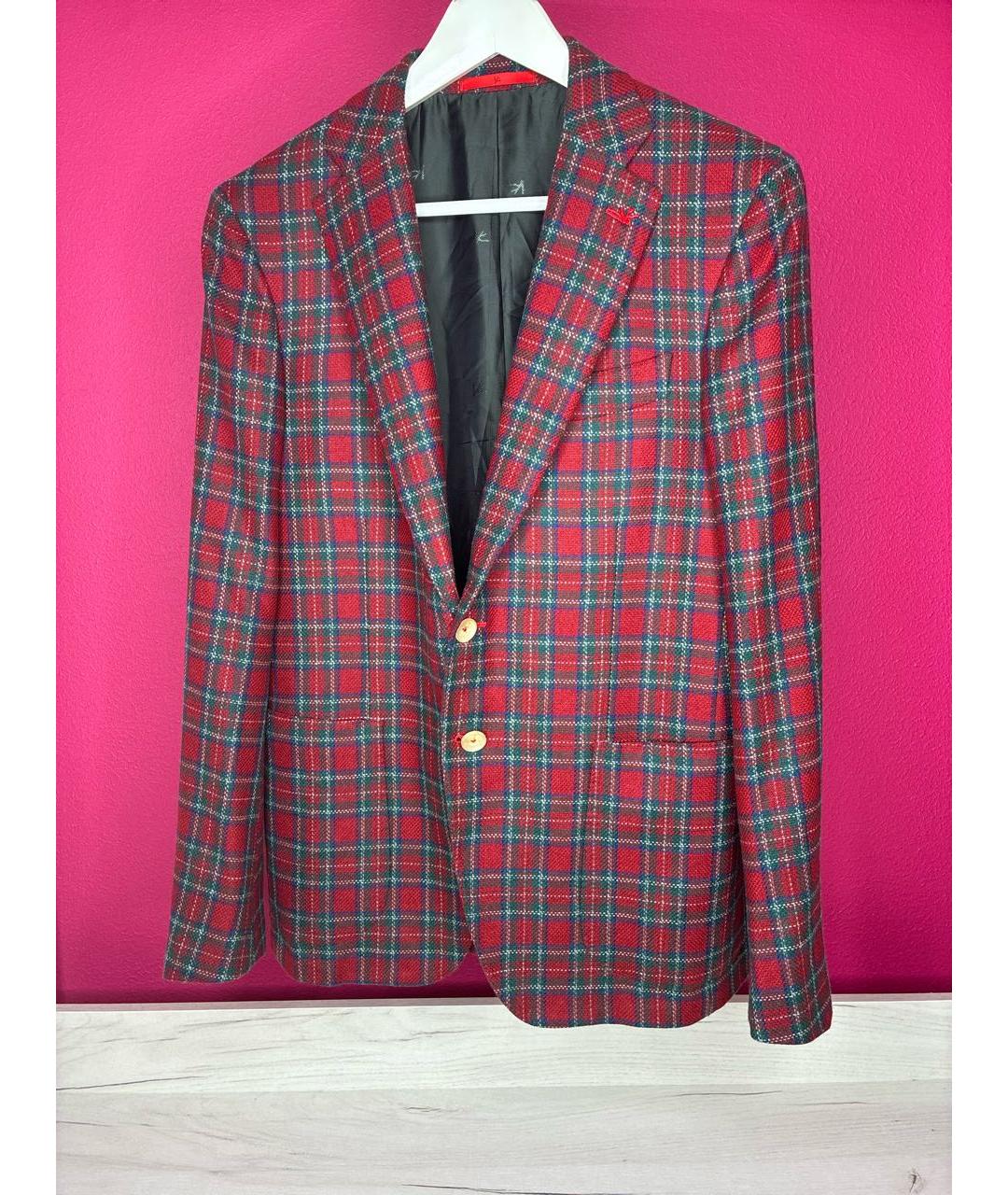 ISAIA Мульти шерстяной пиджак, фото 8