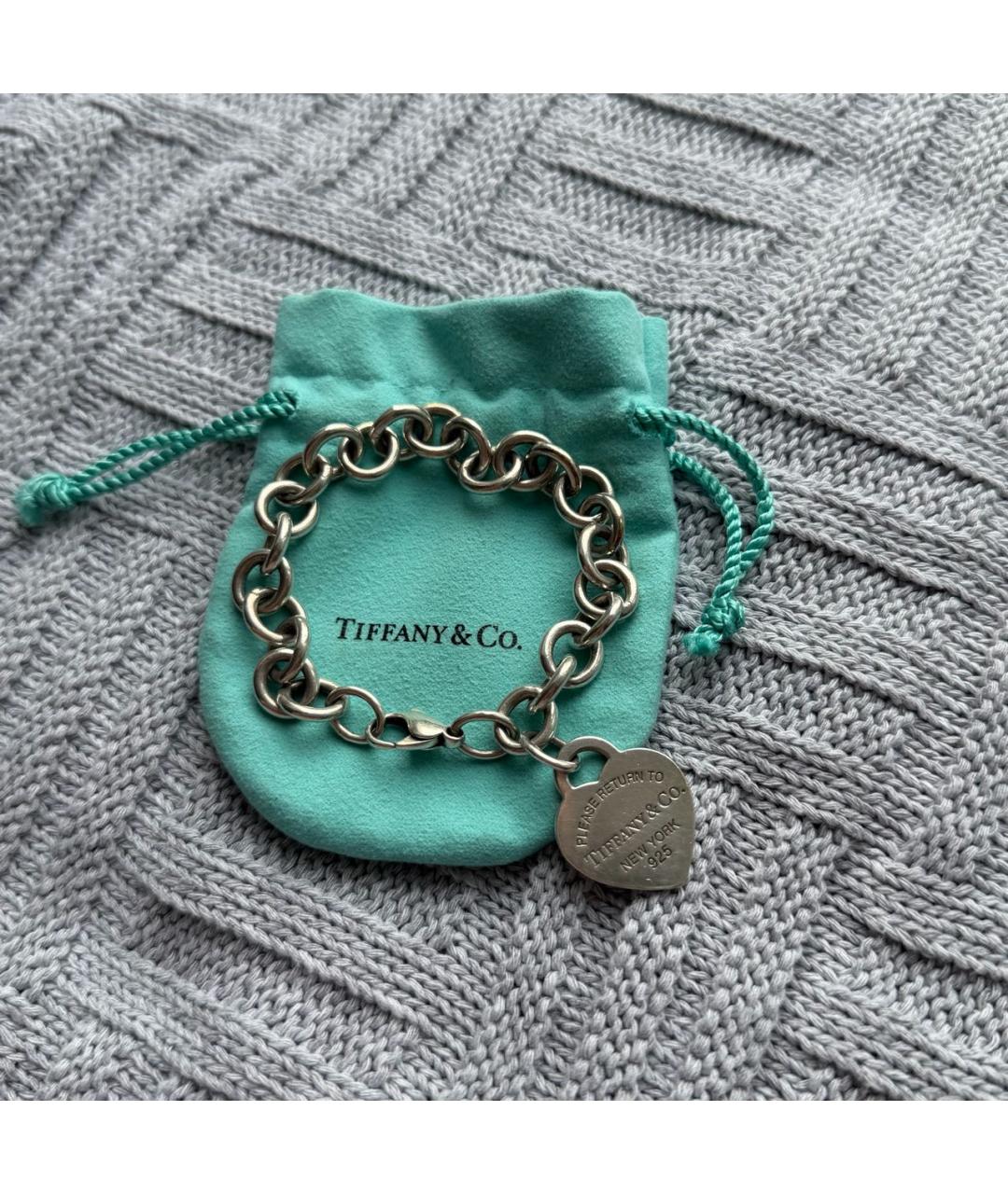 TIFFANY&CO Серебрянный серебряный браслет, фото 2