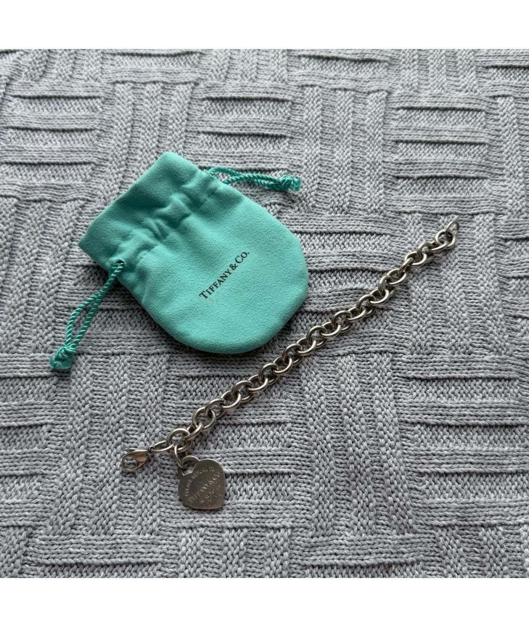 TIFFANY&CO Серебрянный серебряный браслет, фото 5