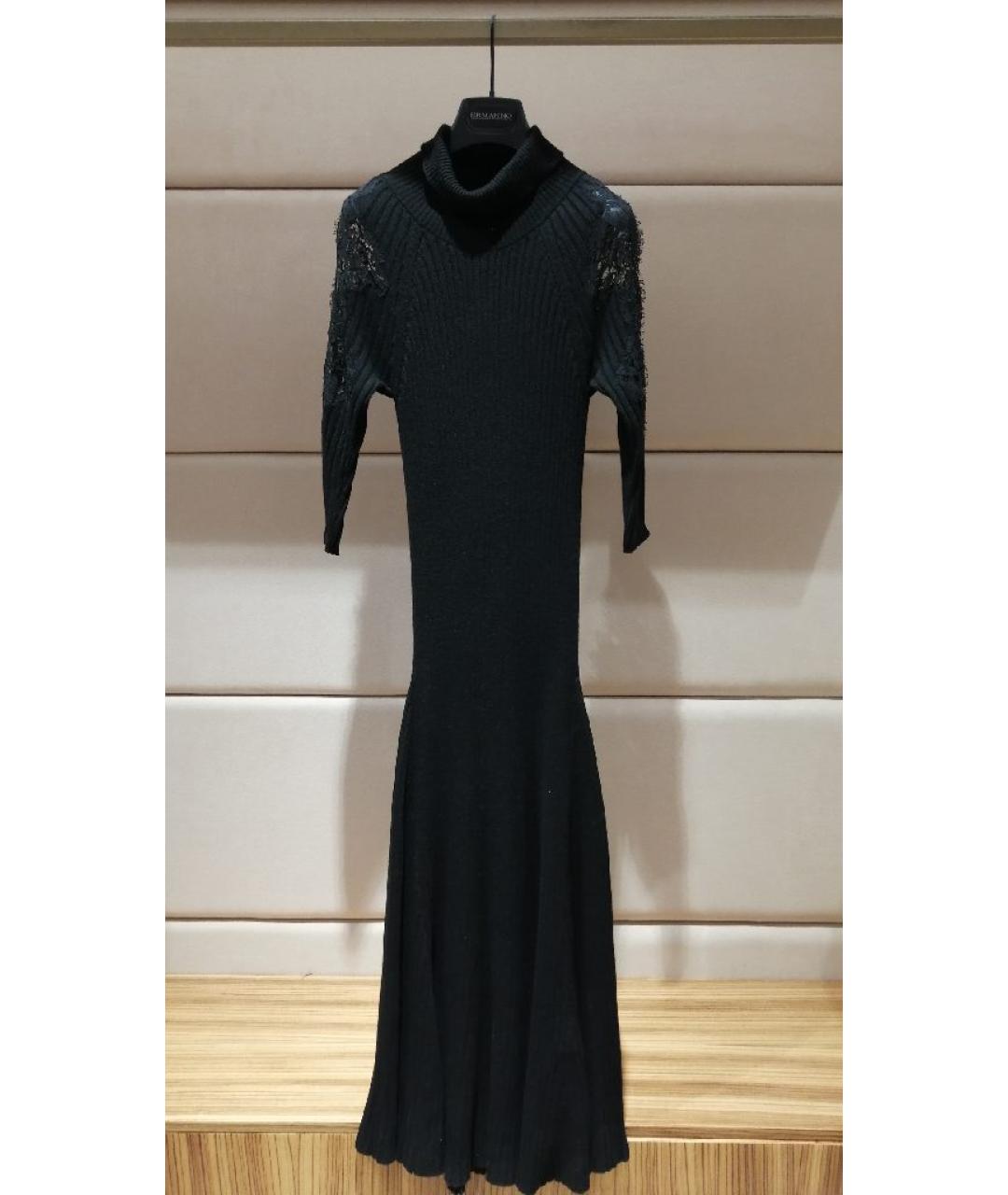 ERMANNO SCERVINO Черное повседневное платье, фото 3