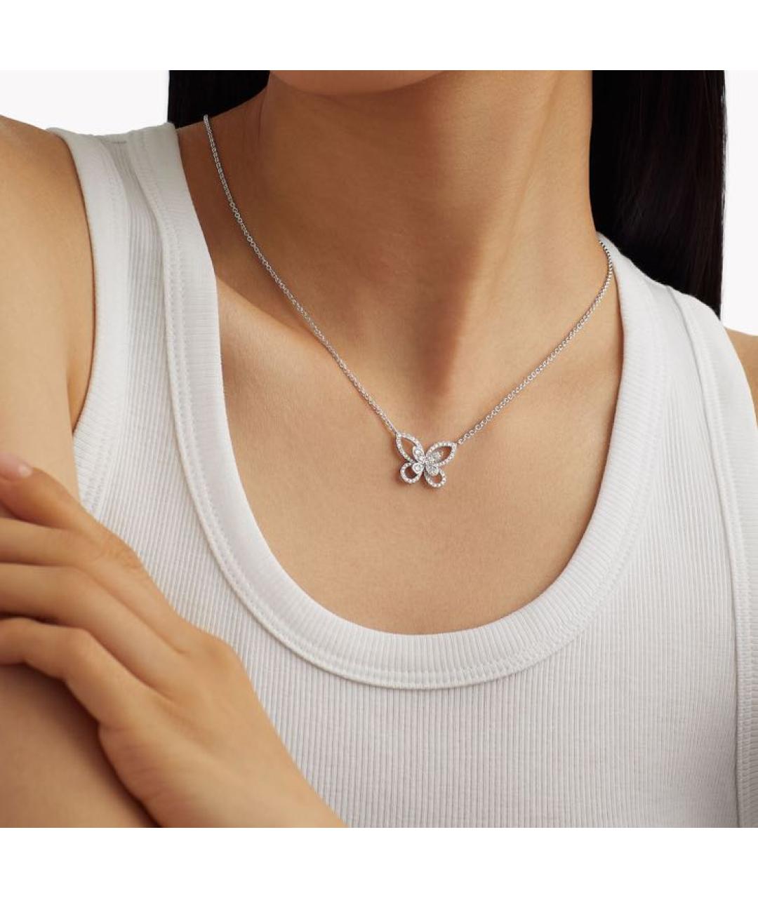 GRAFF Серебряное колье из белого золота, фото 2