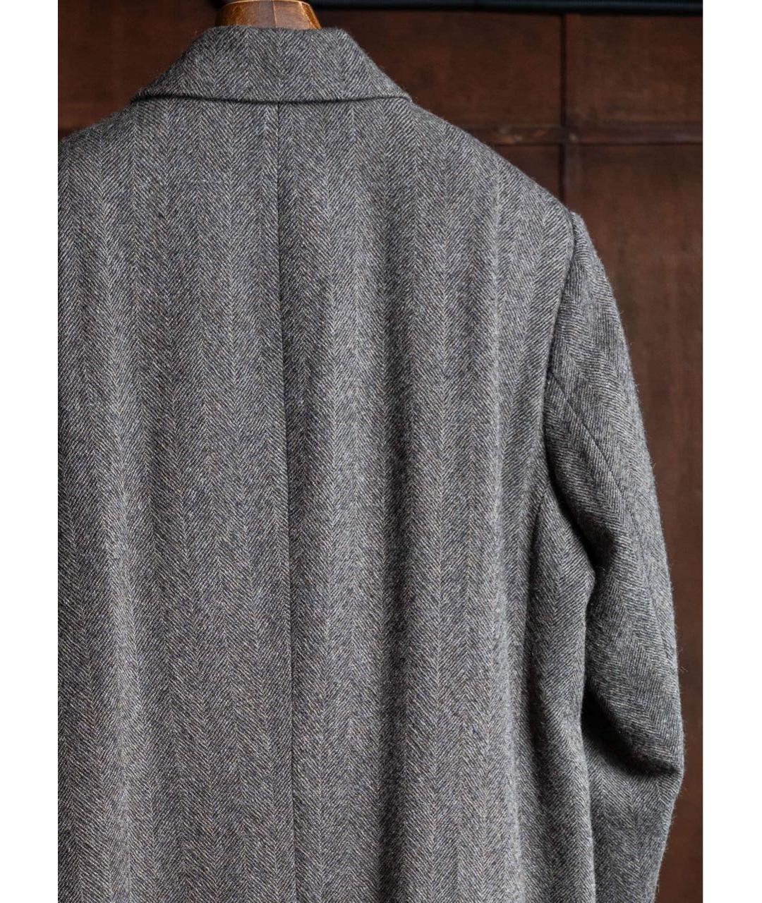 UMA WANG Серое шерстяное пальто, фото 3