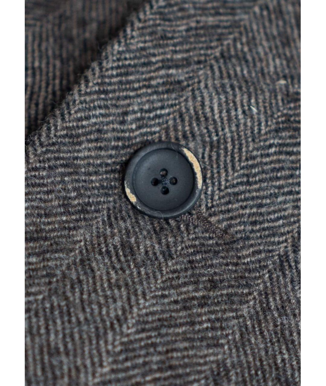 UMA WANG Серое шерстяное пальто, фото 4