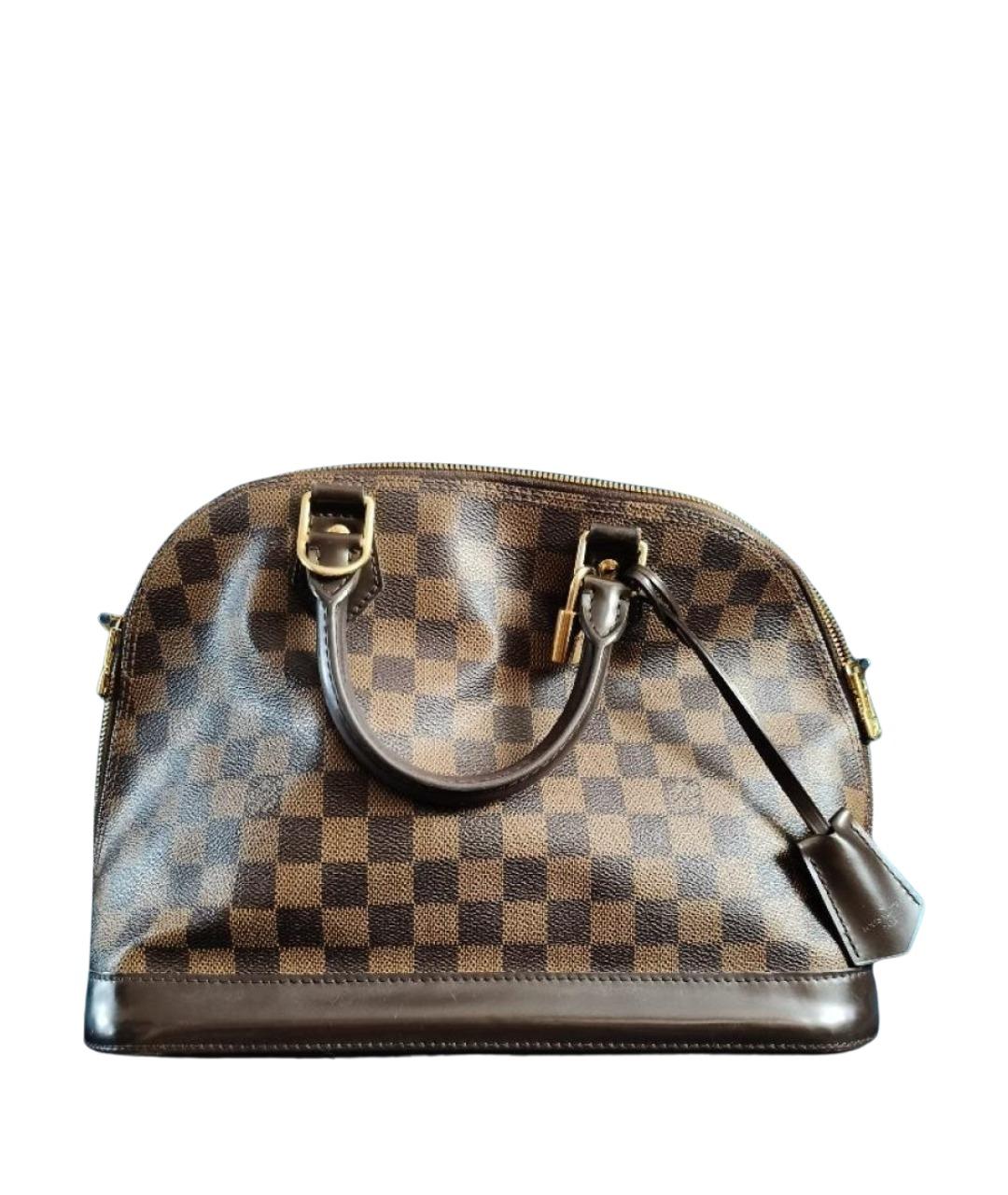 LOUIS VUITTON Коричневая сумка с короткими ручками, фото 1