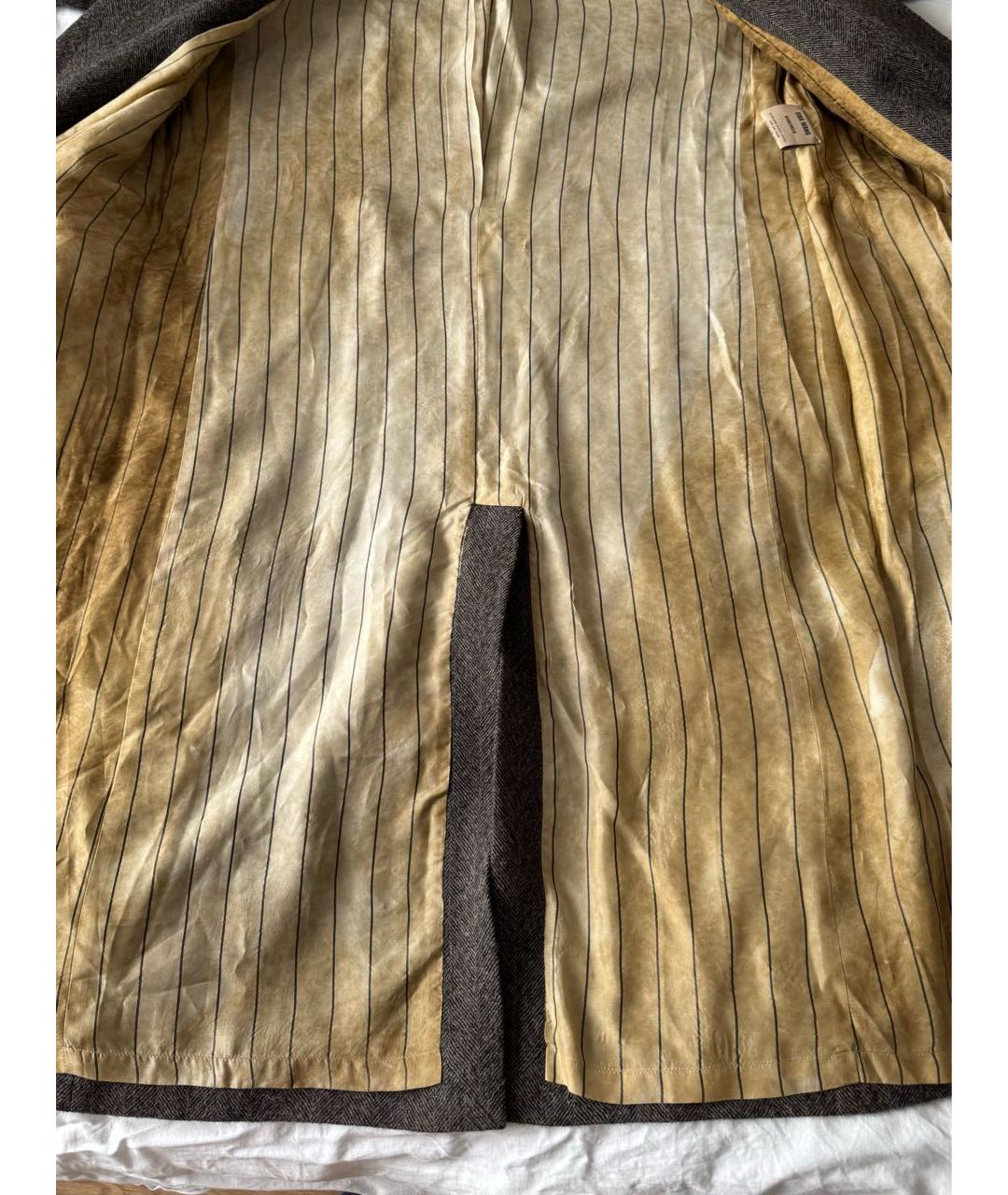 UMA WANG Серое шерстяное пальто, фото 7