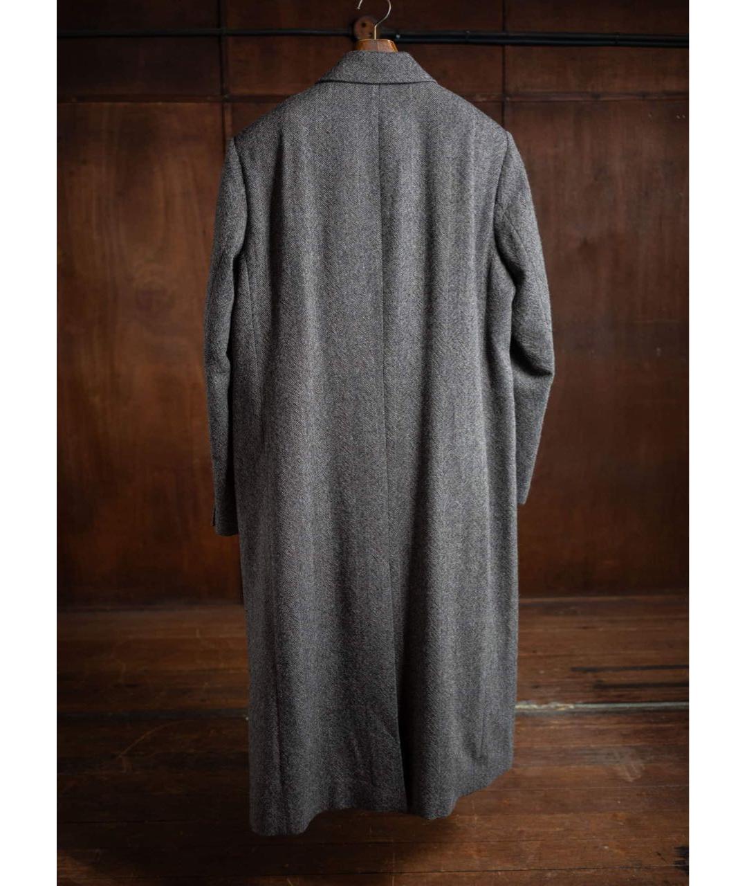 UMA WANG Серое шерстяное пальто, фото 3