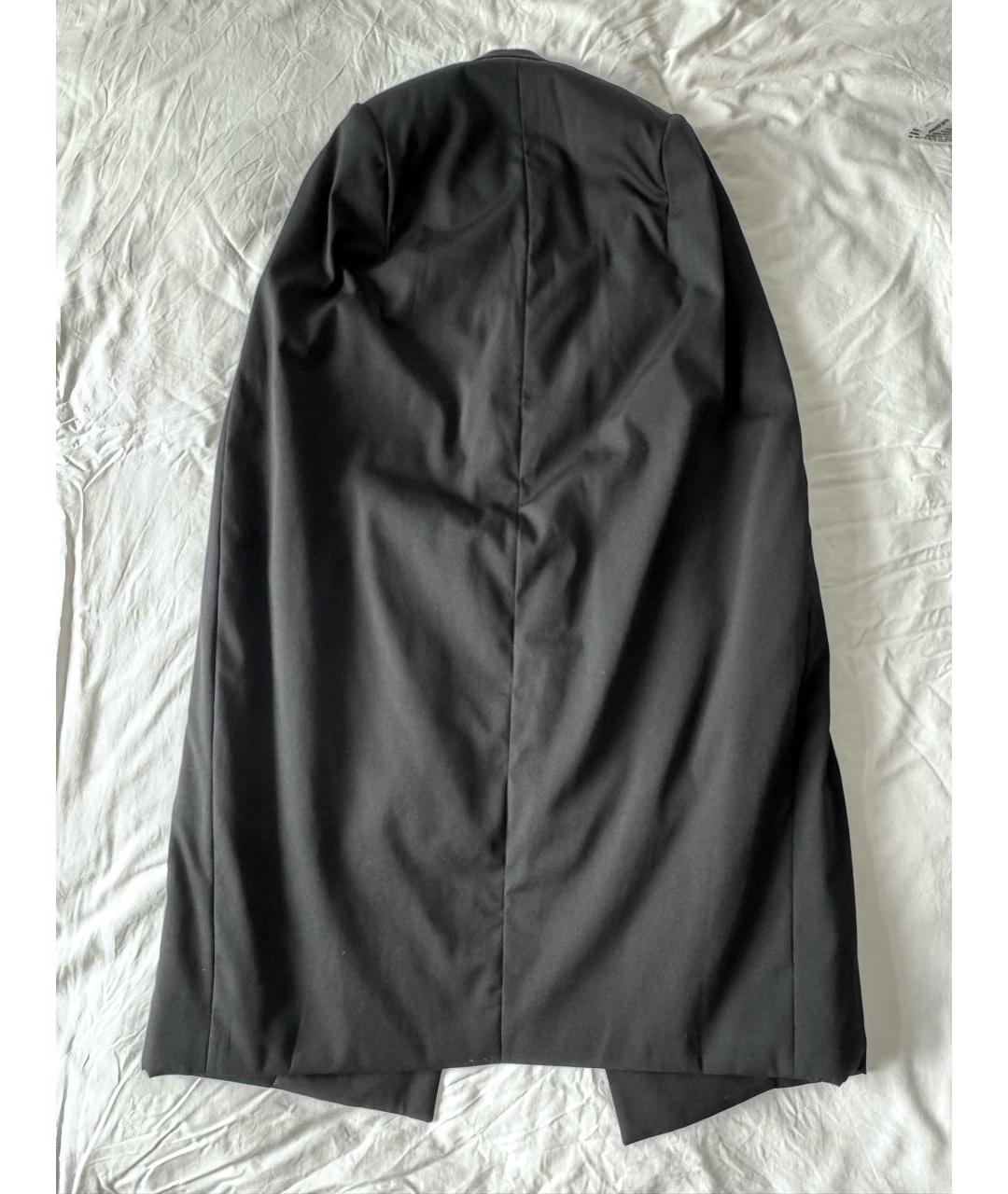 UMA WANG Черное шерстяное пальто, фото 5