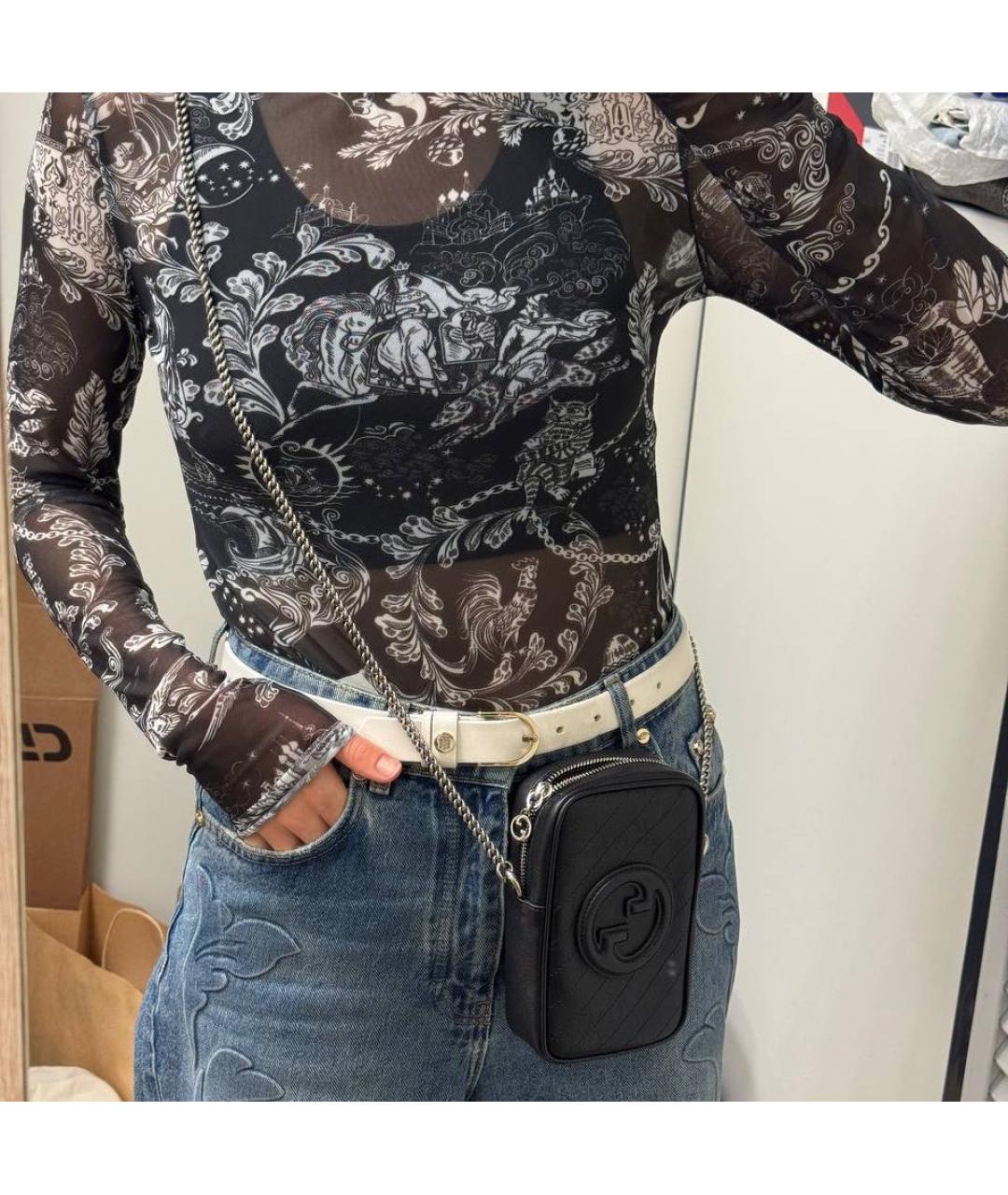 GUCCI Черная сумка через плечо, фото 4