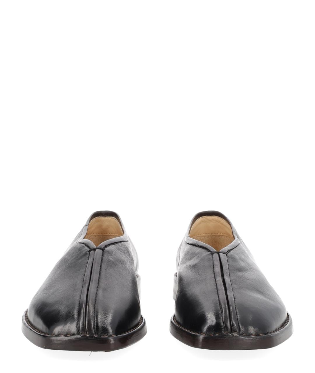 LEMAIRE Черные кожаные балетки, фото 2