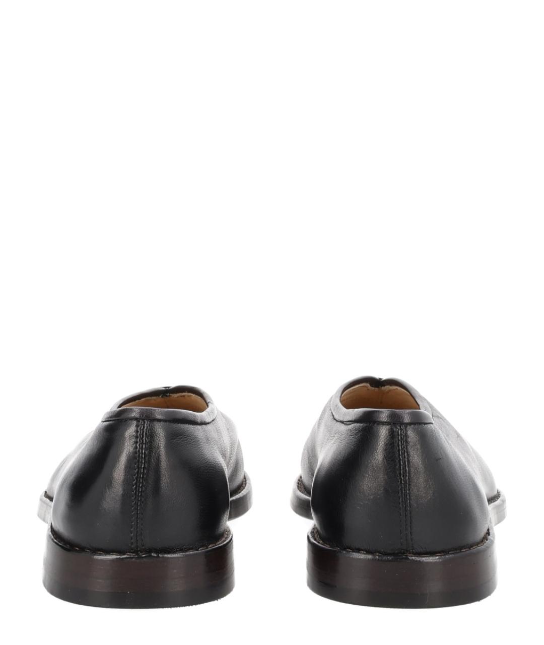 LEMAIRE Черные кожаные балетки, фото 3