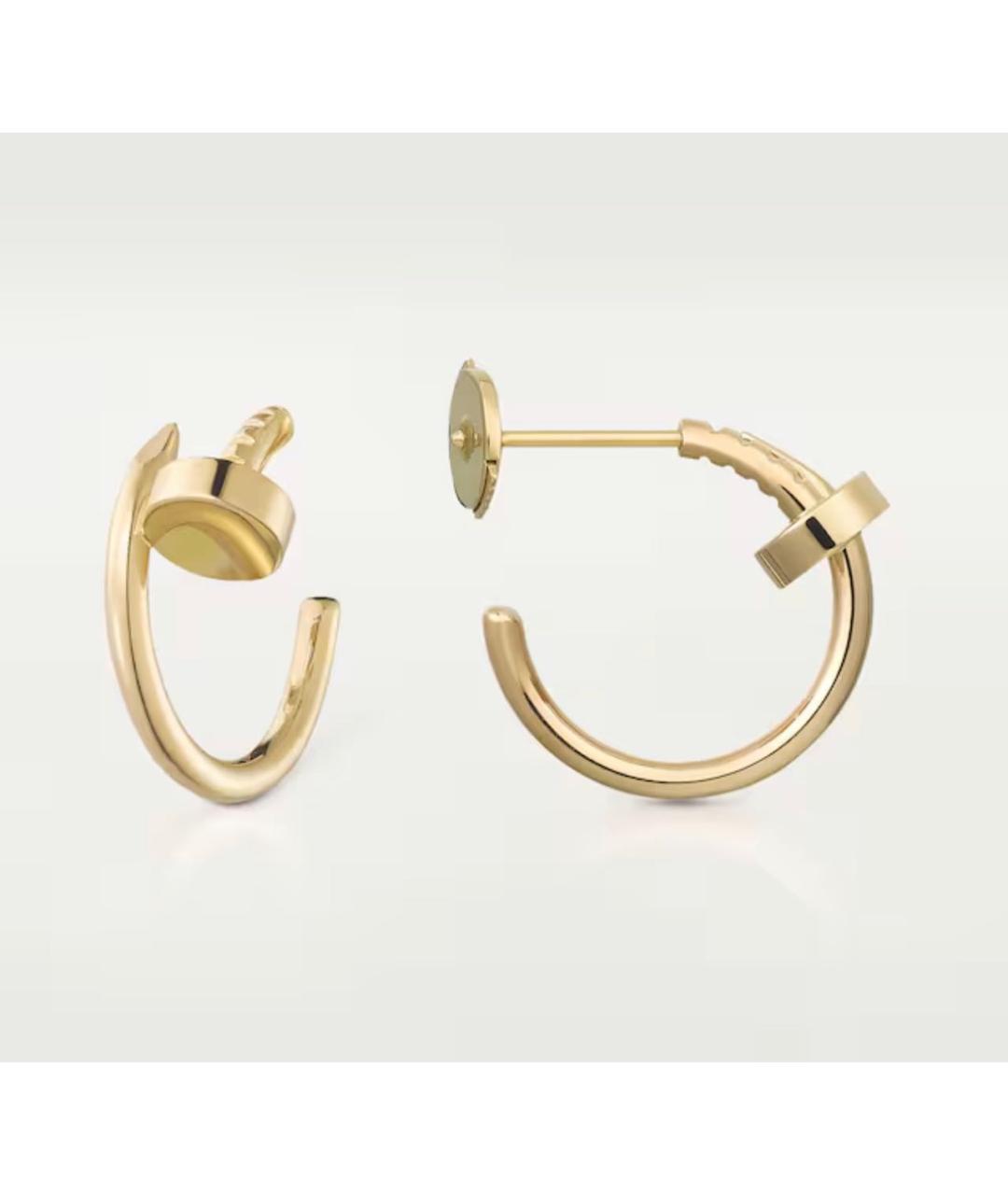 CARTIER Золотые серьги из желтого золота, фото 5