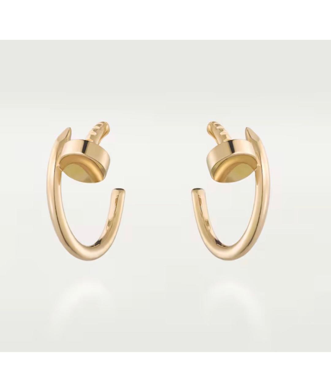 CARTIER Золотые серьги из желтого золота, фото 6