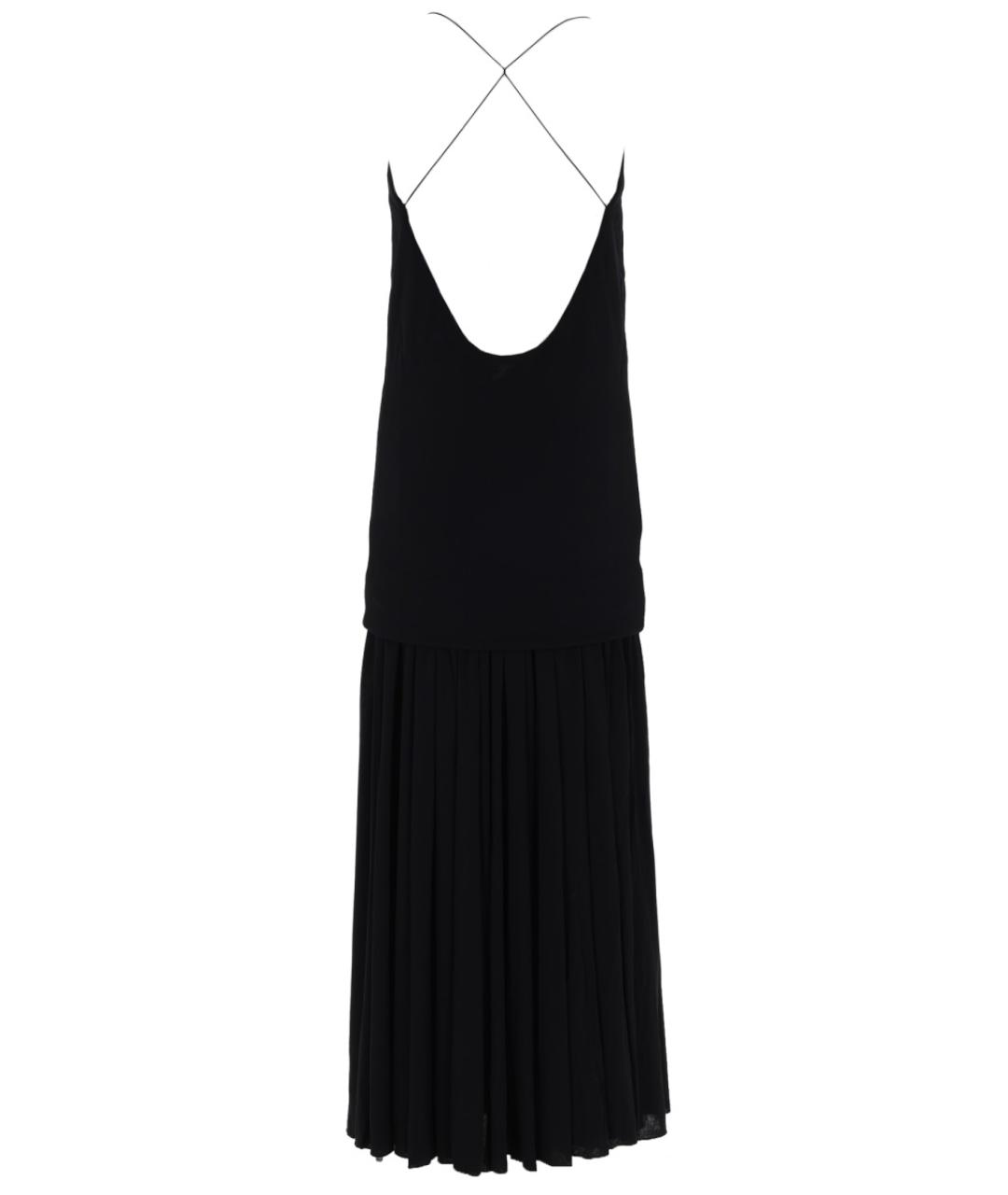 JACQUEMUS Черное вискозное коктейльное платье, фото 2