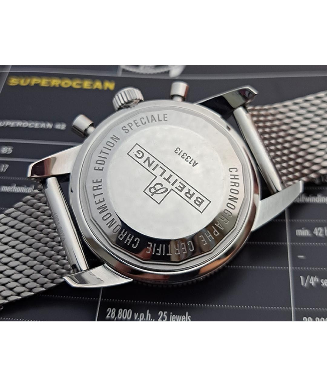 BREITLING Темно-синие часы, фото 5