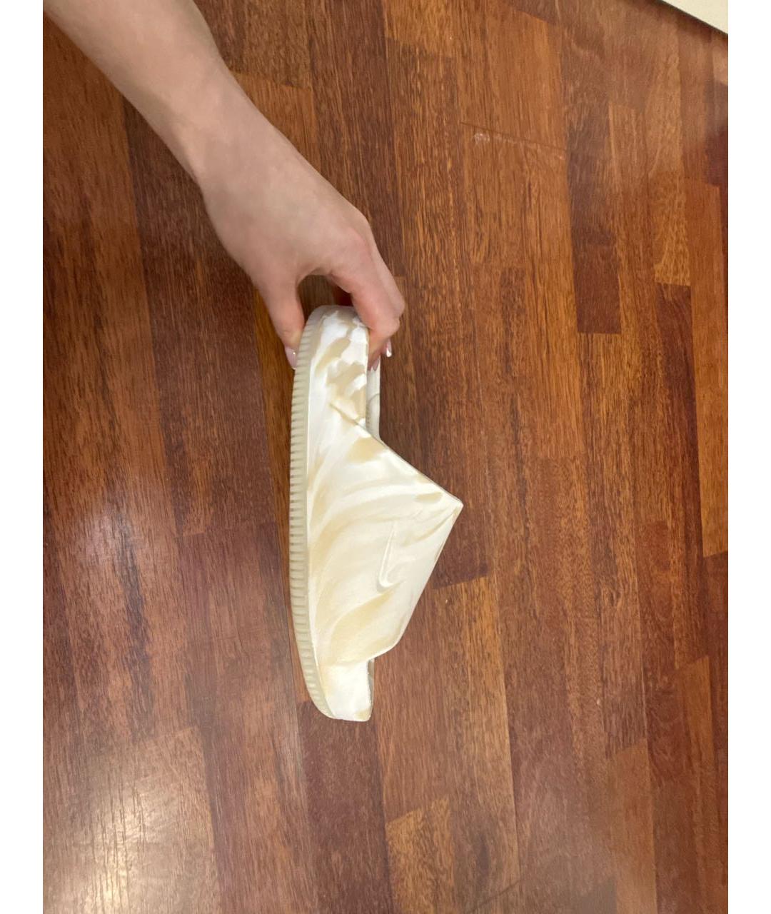 NIKE Бежевые шлепанцы, фото 5