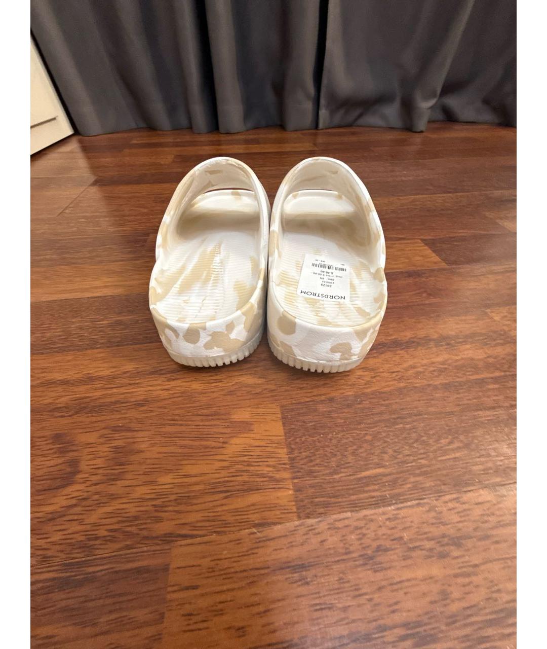 NIKE Бежевые шлепанцы, фото 4