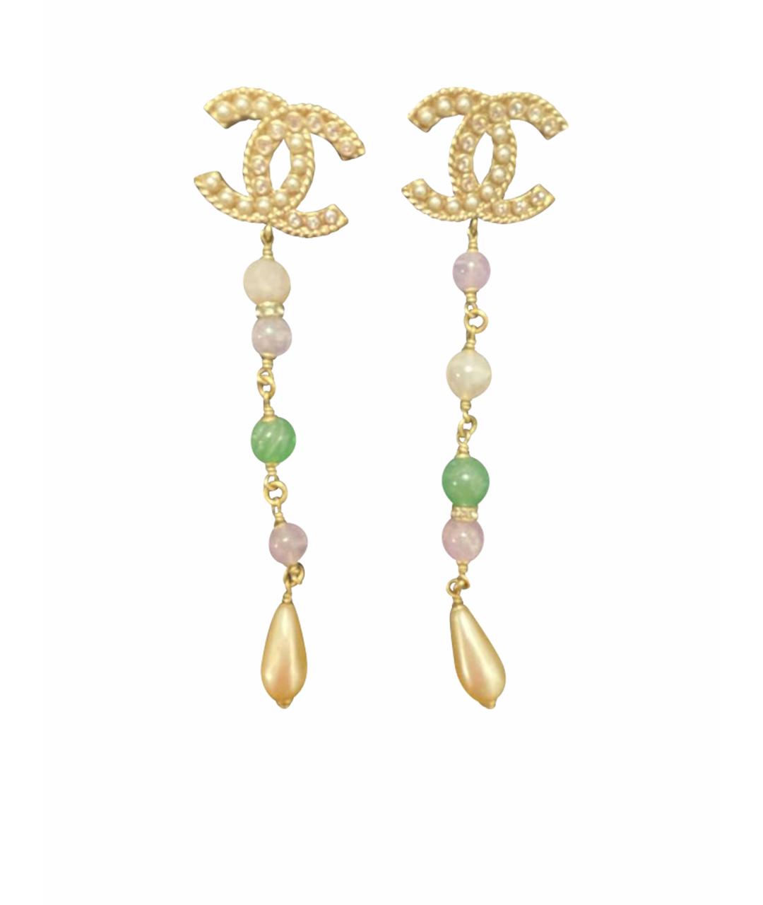 CHANEL Мульти металлические серьги, фото 1