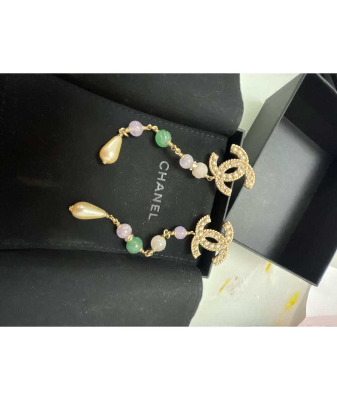 CHANEL Мульти металлические серьги, фото 2