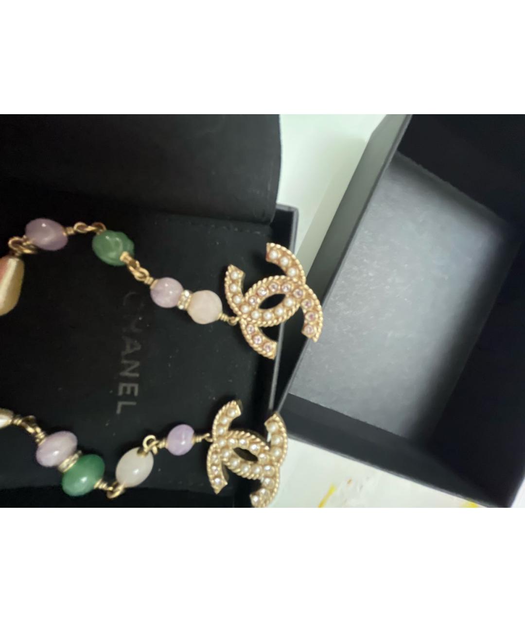 CHANEL Мульти металлические серьги, фото 3