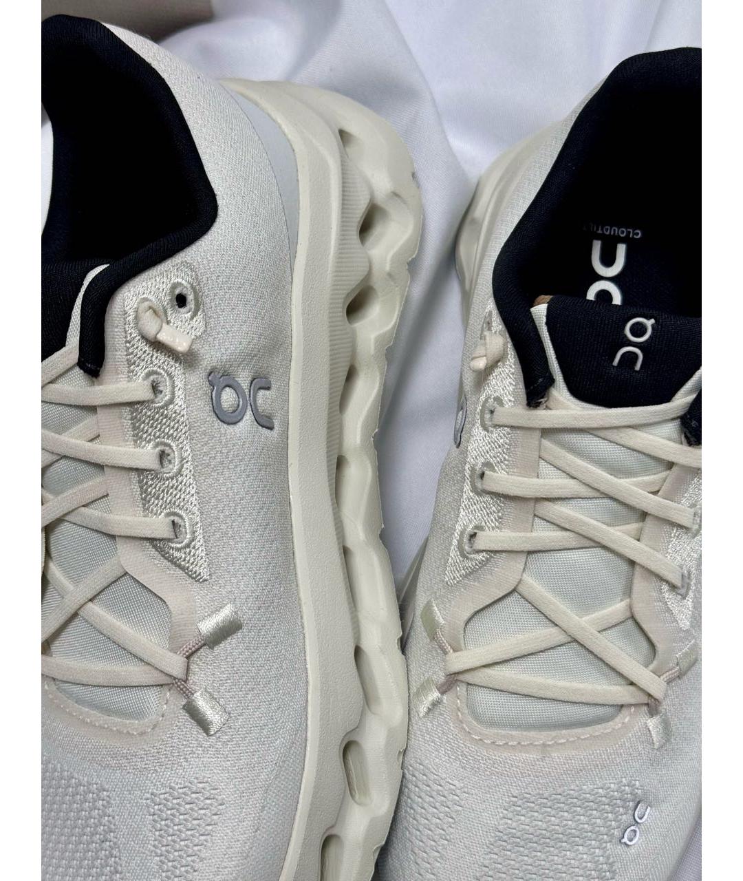 ON Белые текстильные кроссовки, фото 5