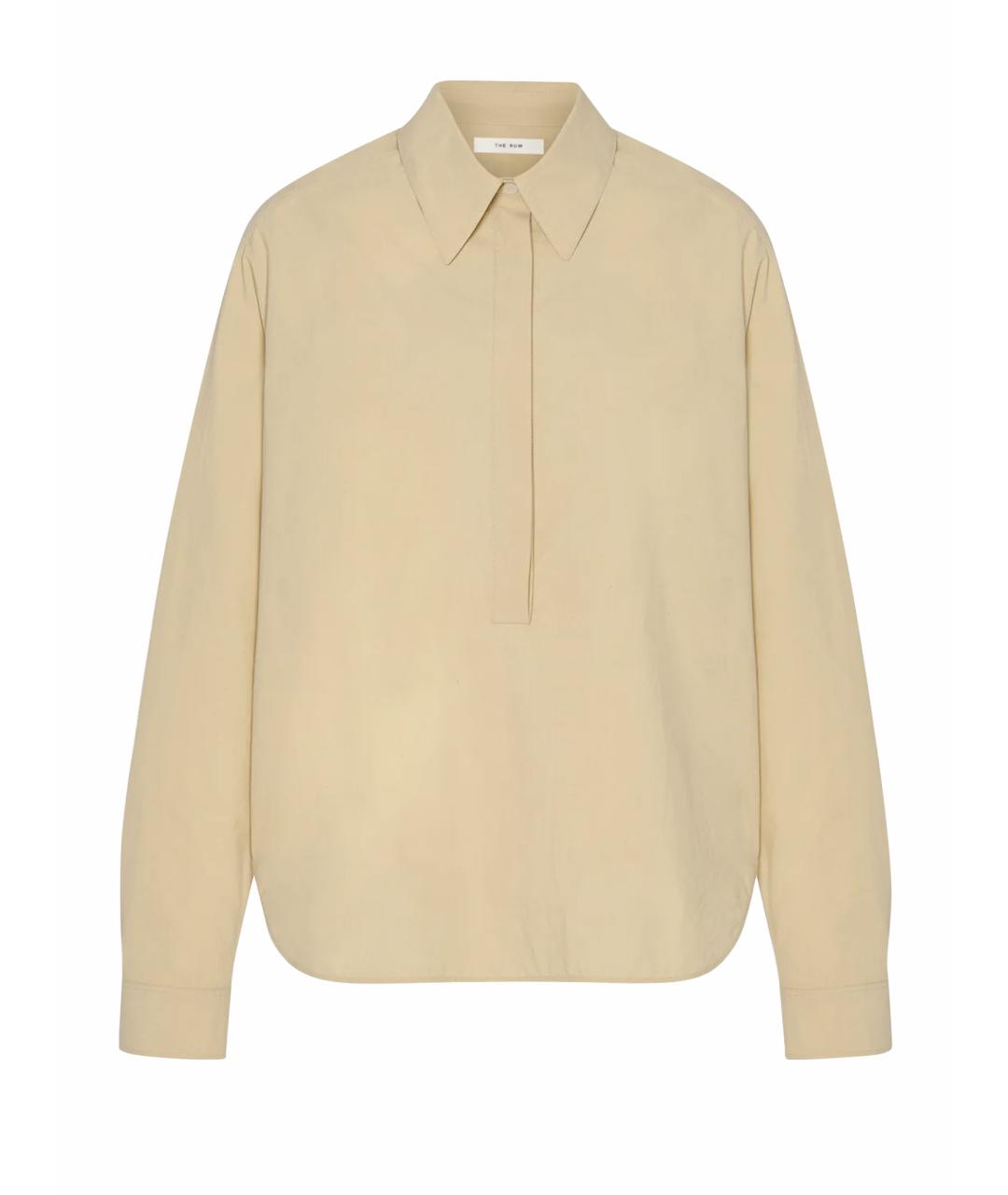 THE ROW Бежевая хлопковая рубашка, фото 1