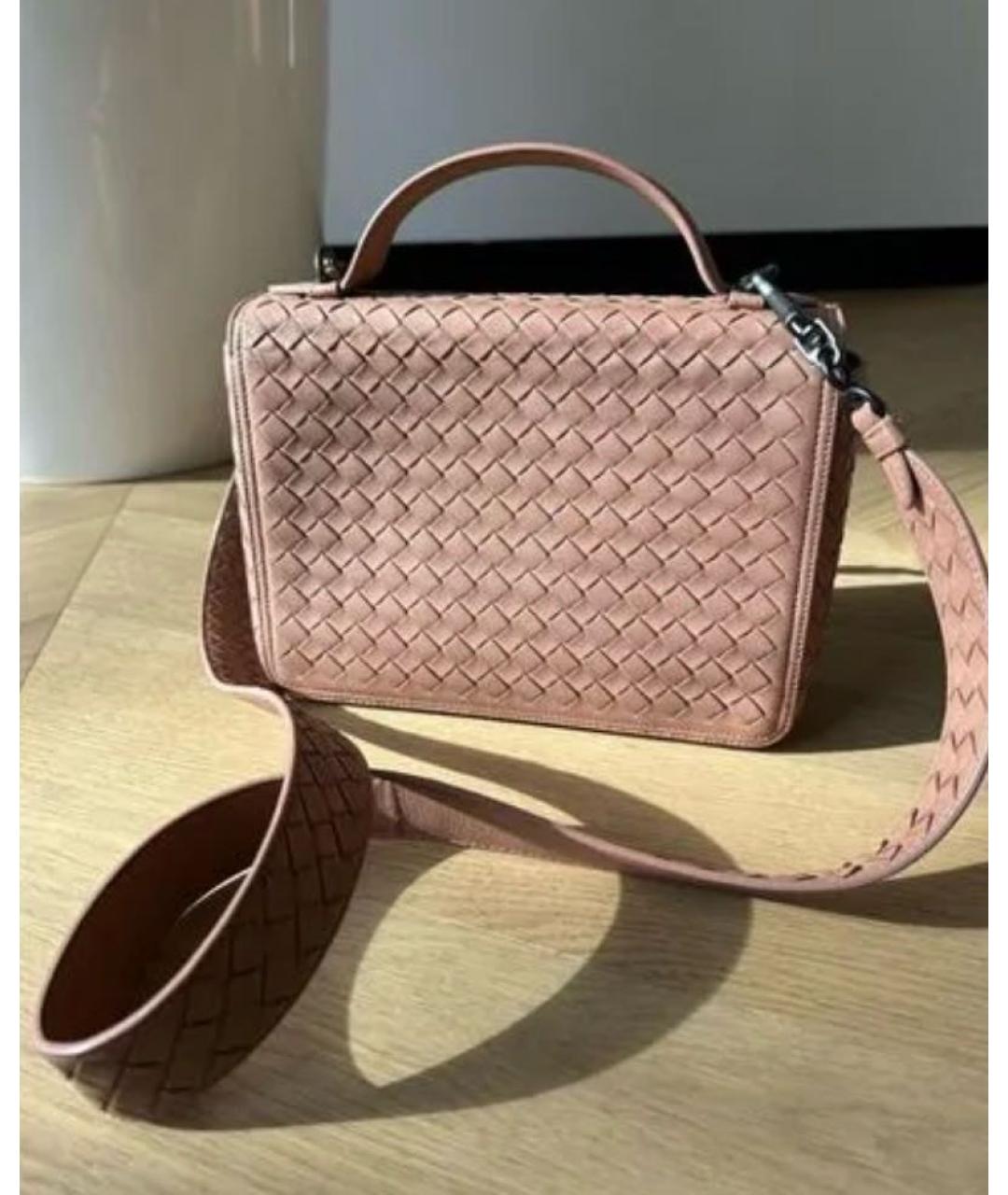 BOTTEGA VENETA Бежевая кожаная сумка через плечо, фото 2