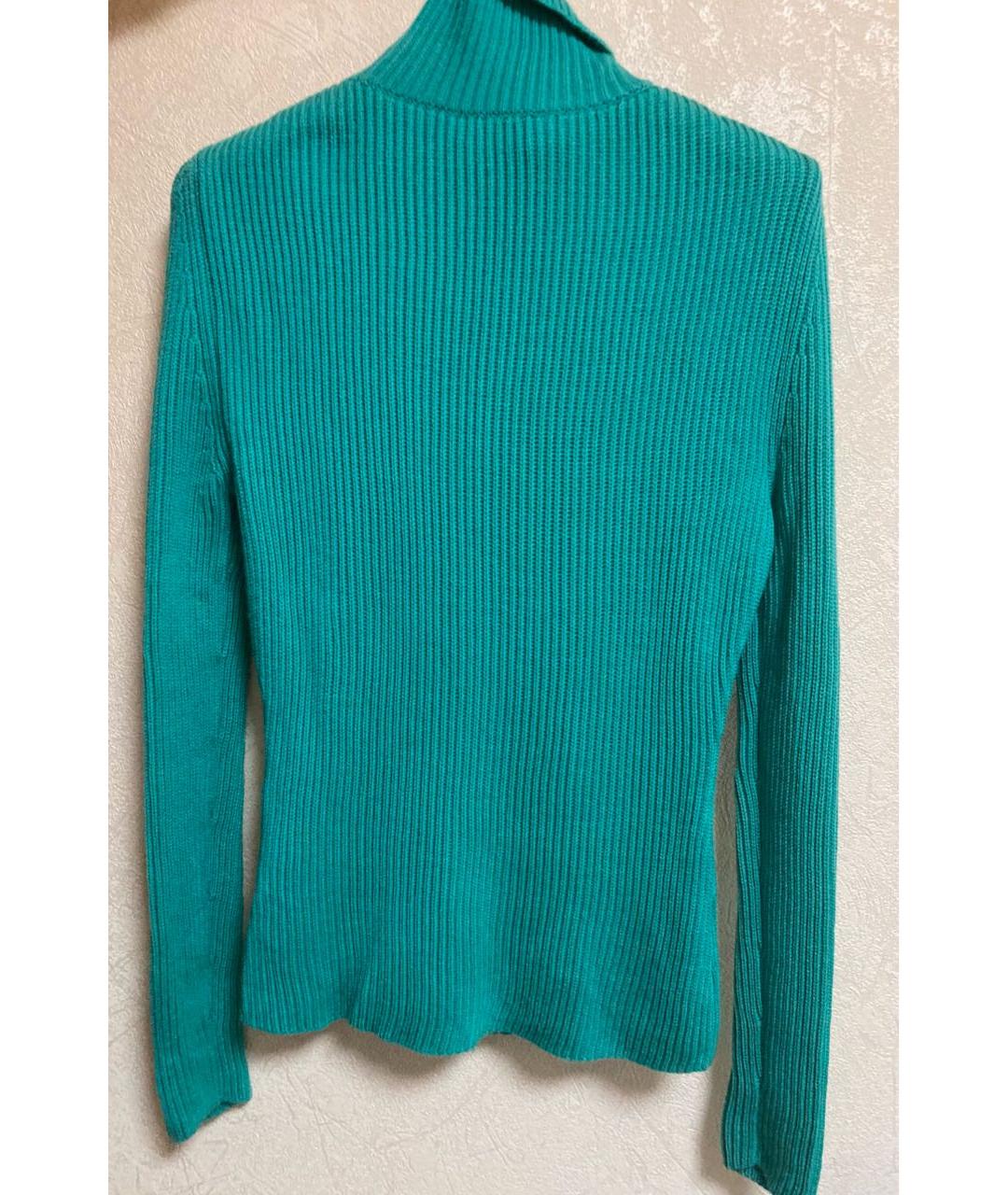 RED VALENTINO Бирюзовый шерстяной джемпер / свитер, фото 2