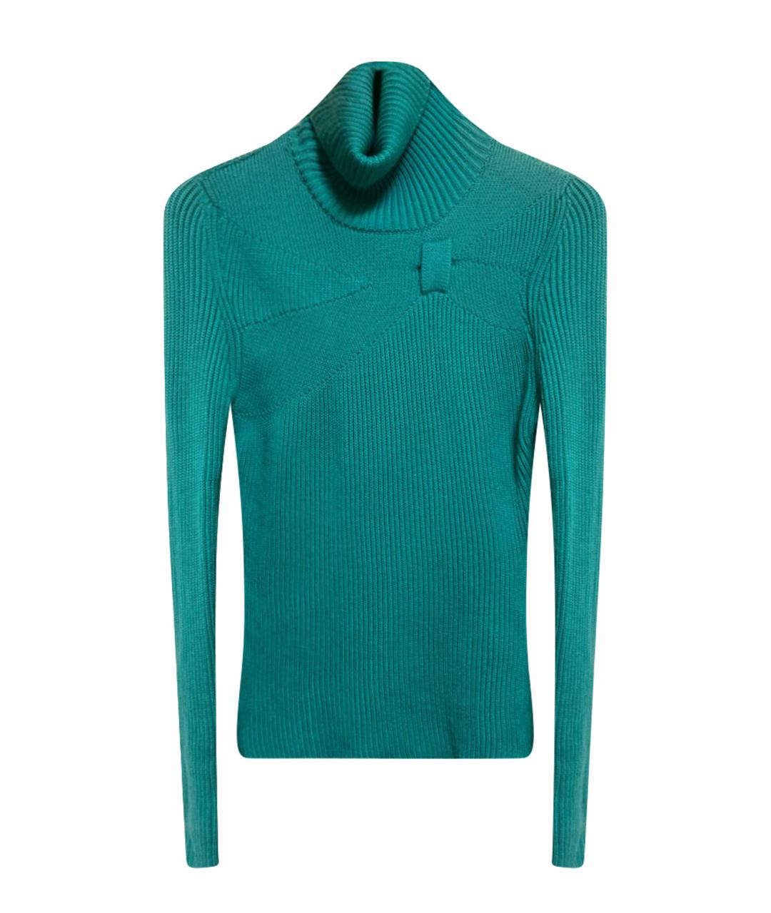 RED VALENTINO Бирюзовый шерстяной джемпер / свитер, фото 1