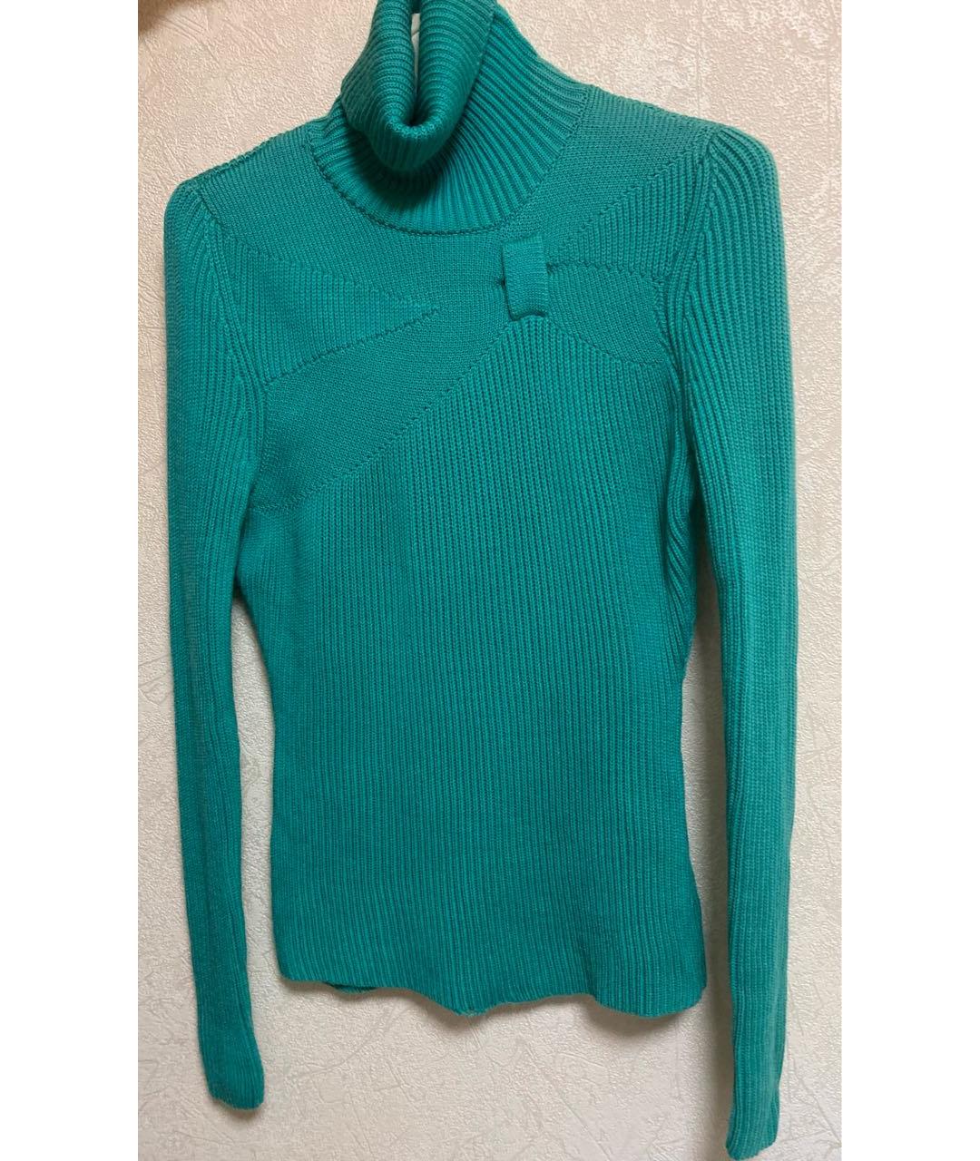 RED VALENTINO Бирюзовый шерстяной джемпер / свитер, фото 6
