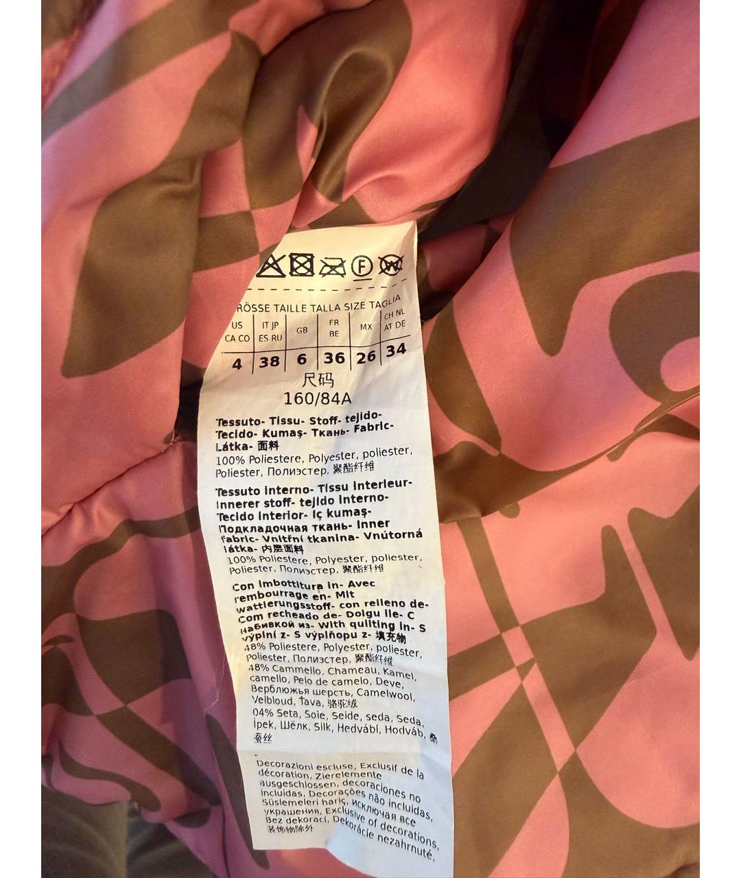 MAX MARA THE CUBE Коричневая куртка, фото 7