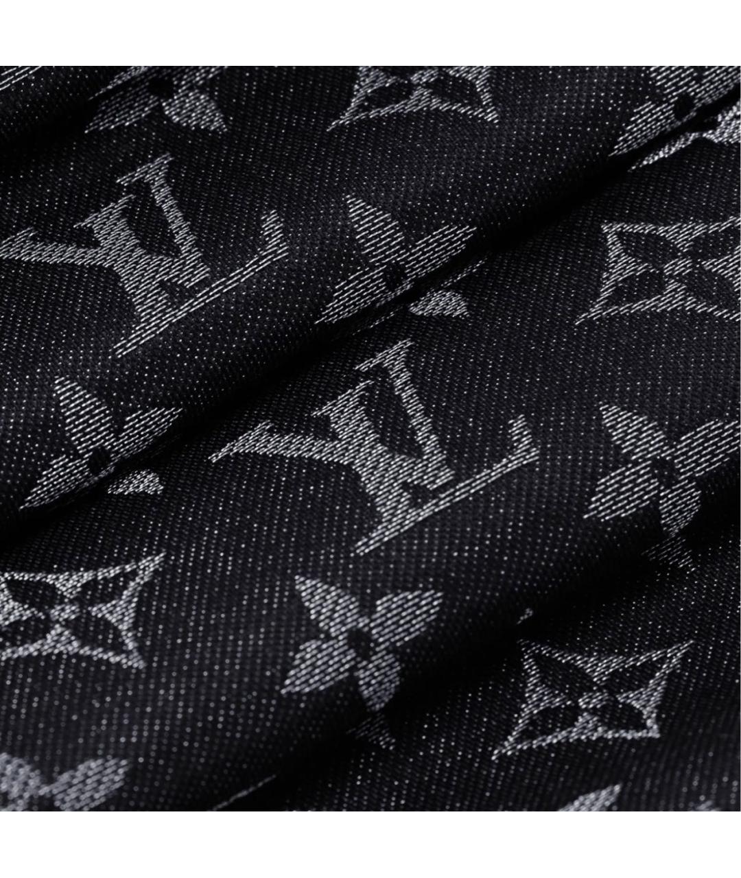 LOUIS VUITTON Серебрянный шелковый платок, фото 7