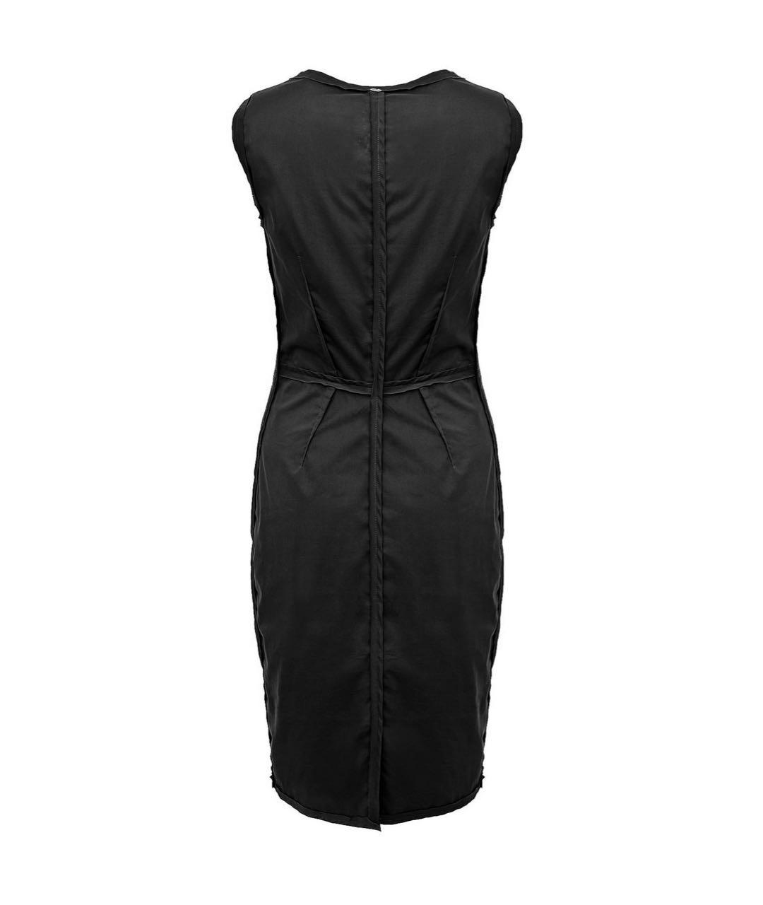 LIVIANA CONTI Черное хлопковое повседневное платье, фото 2