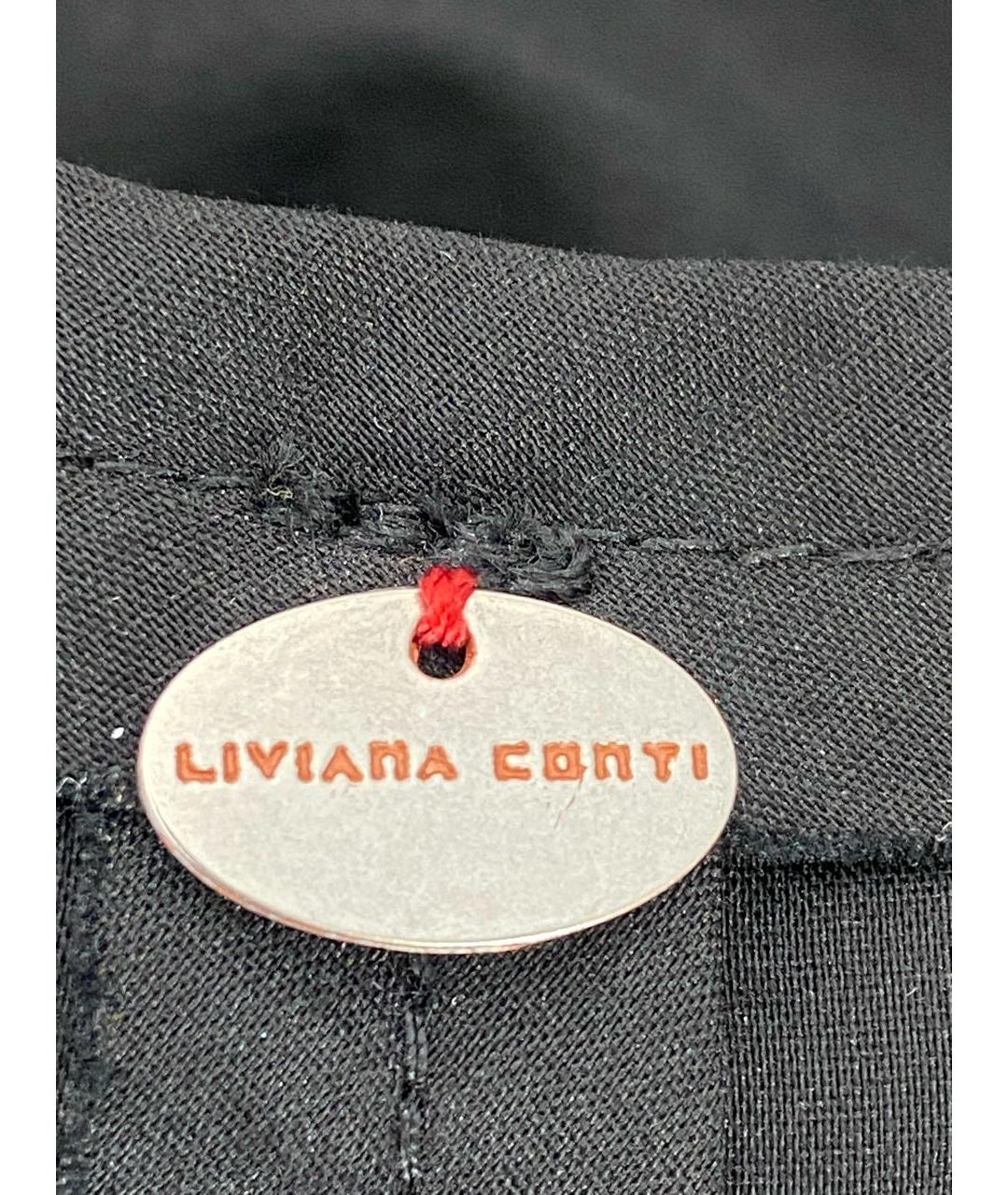 LIVIANA CONTI Черное хлопковое повседневное платье, фото 7