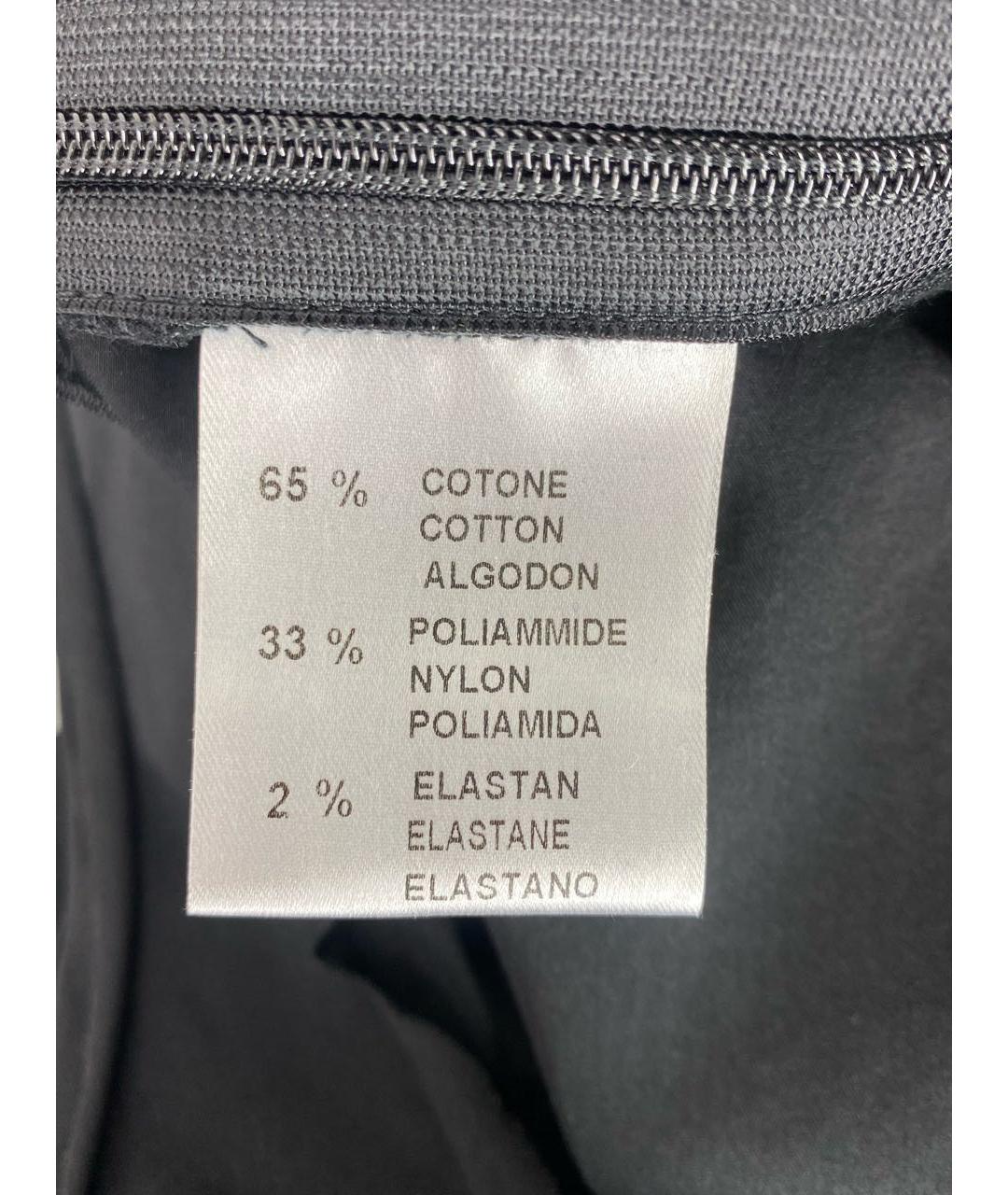 LIVIANA CONTI Черное хлопковое повседневное платье, фото 5