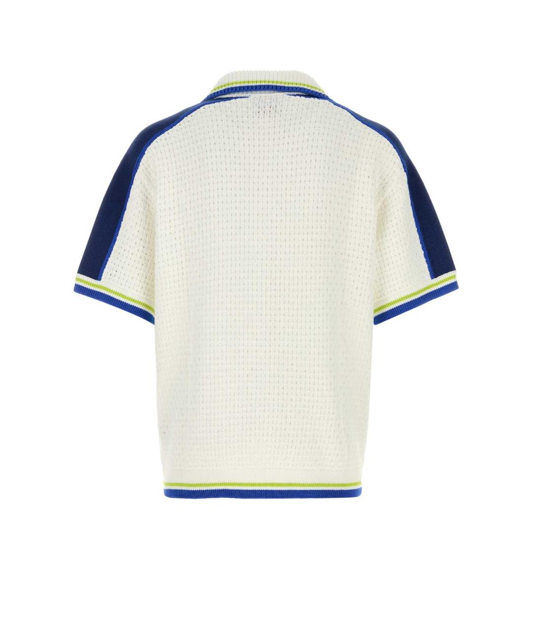 CASABLANCA Белая хлопко-полиэстеровая кэжуал рубашка, фото 2