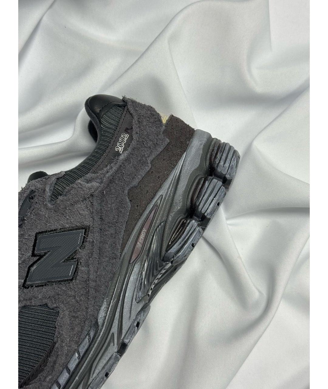 NEW BALANCE Черные замшевые низкие кроссовки / кеды, фото 6