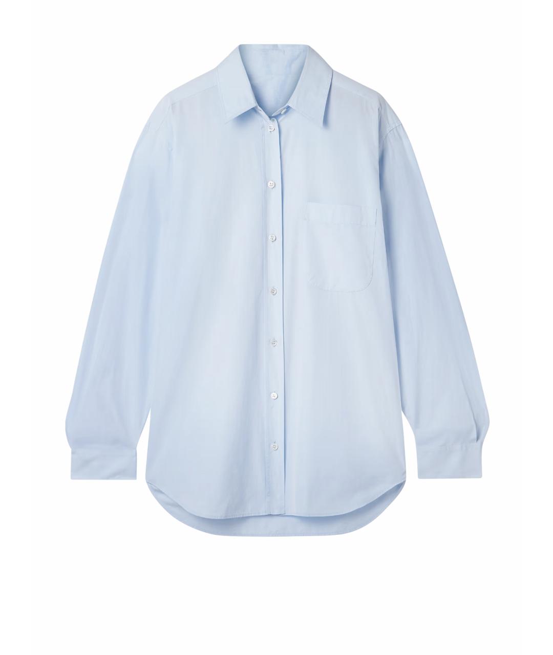 THE ROW Голубая хлопковая рубашка, фото 1