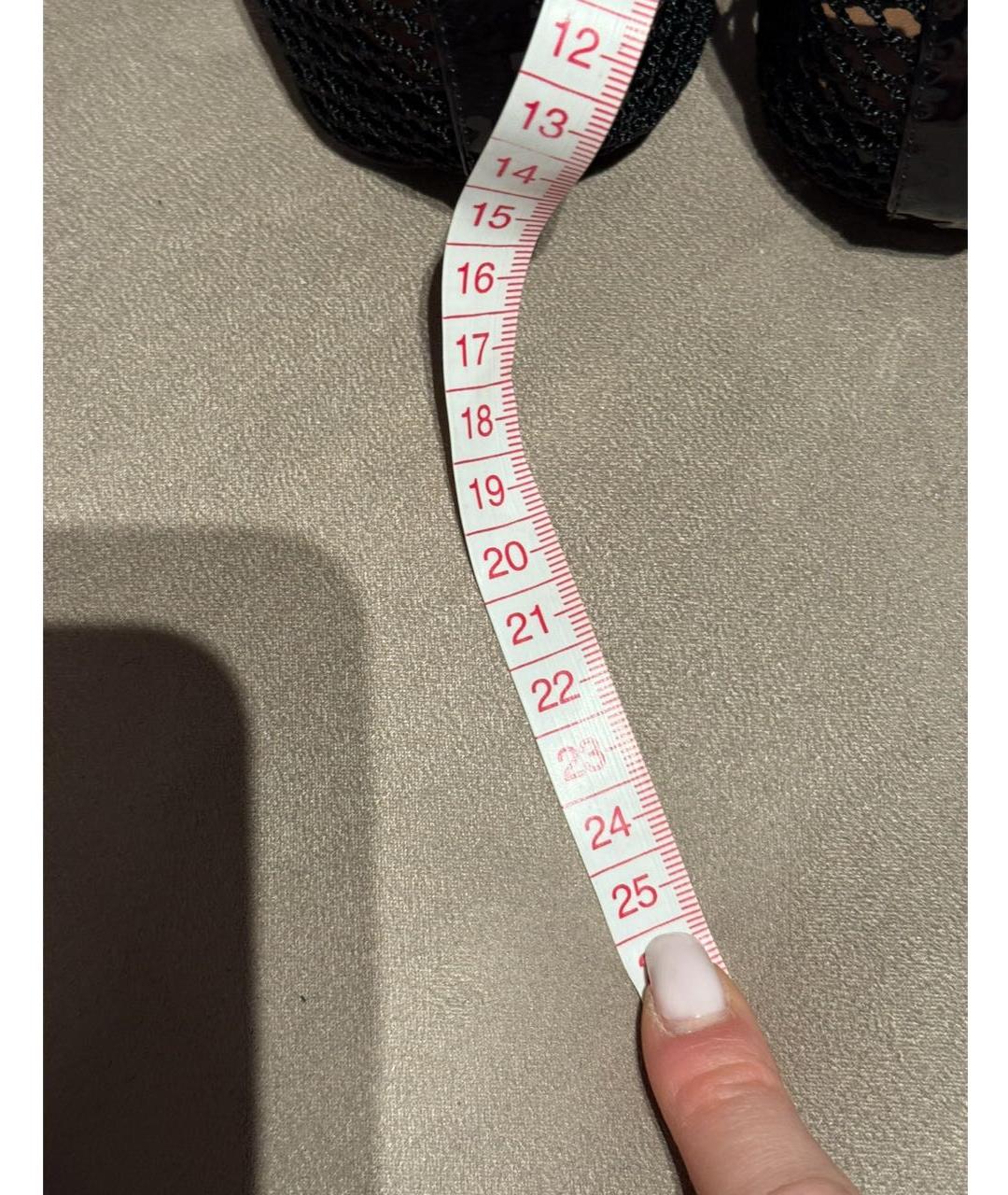 ALAIA Черные текстильные балетки, фото 7