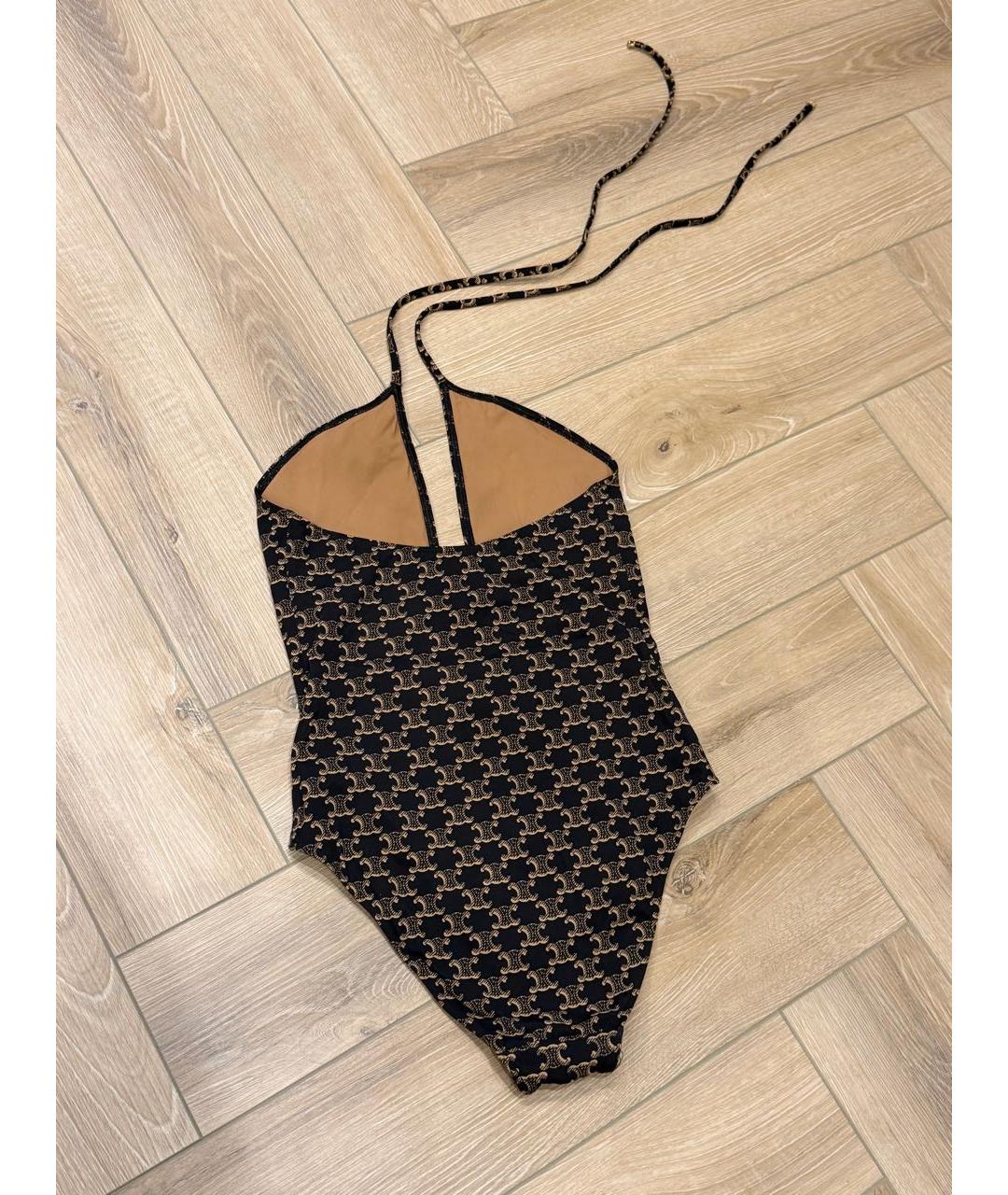 CELINE Коричневый купальник, фото 2