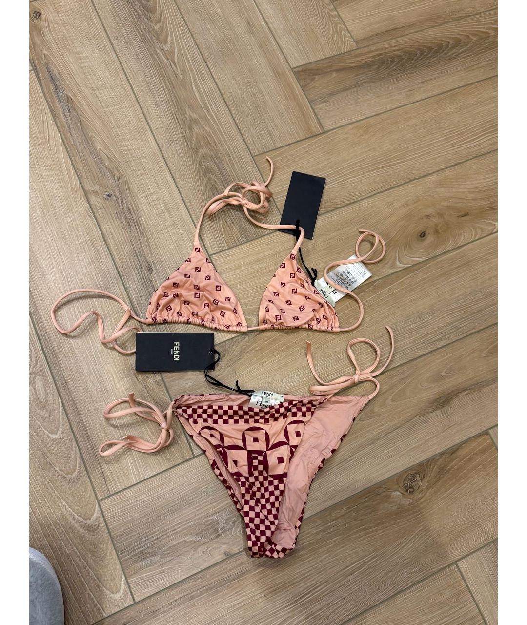 FENDI Розовый купальник, фото 2