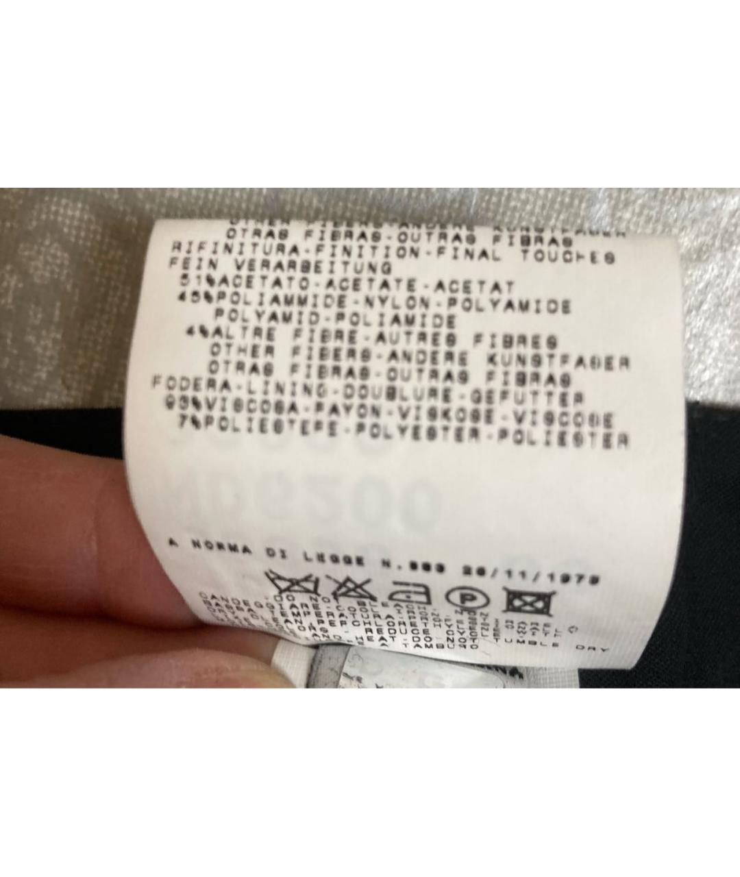 DOLCE&GABBANA Черные прямые брюки, фото 7