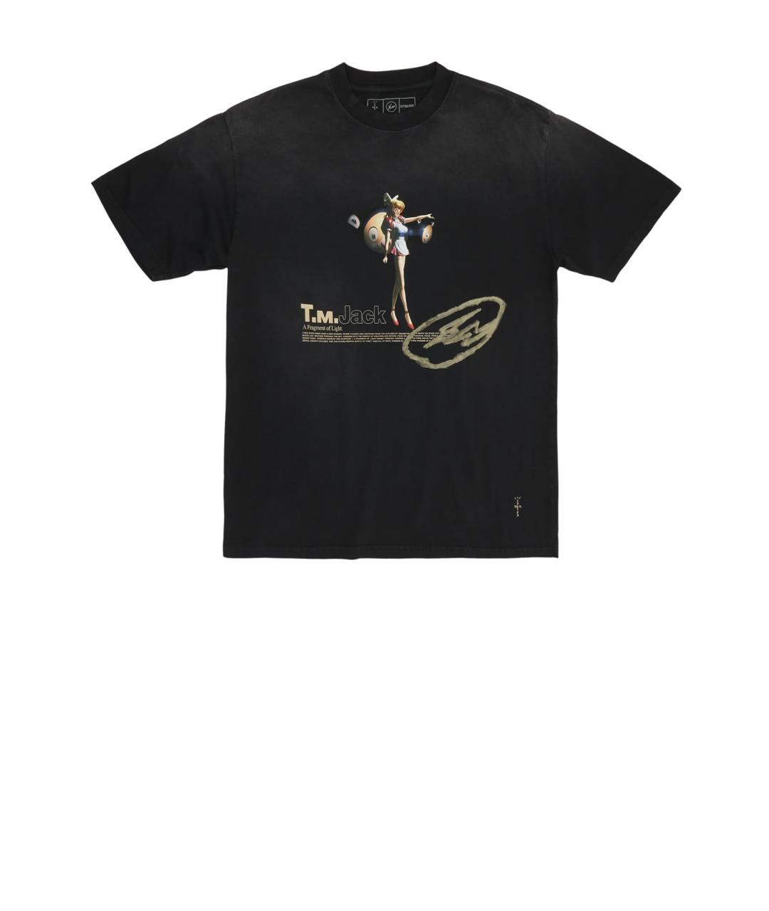 CACTUS JACK BY TRAVIS SCOTT Черная хлопковая футболка, фото 10