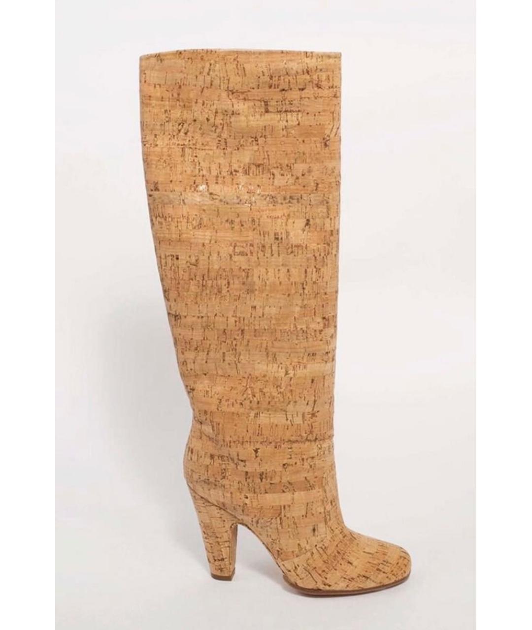 MM6 MAISON MARGIELA Бежевые сапоги, фото 5