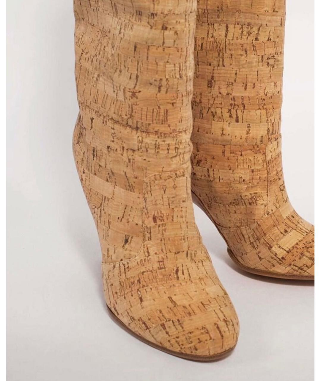 MM6 MAISON MARGIELA Бежевые сапоги, фото 4
