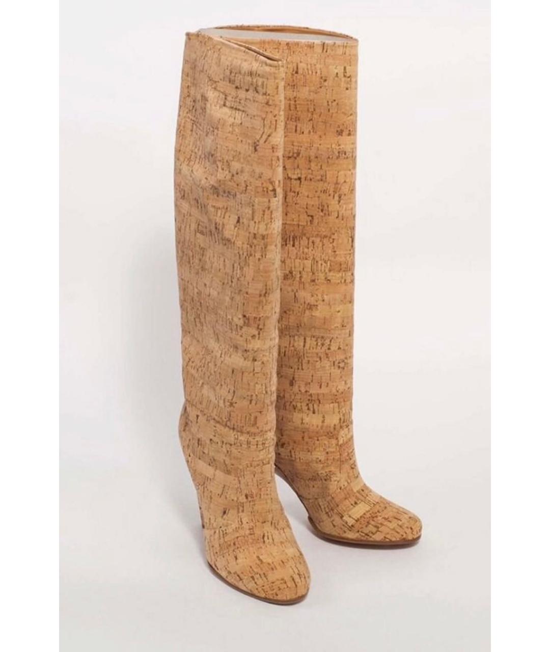 MM6 MAISON MARGIELA Бежевые сапоги, фото 2