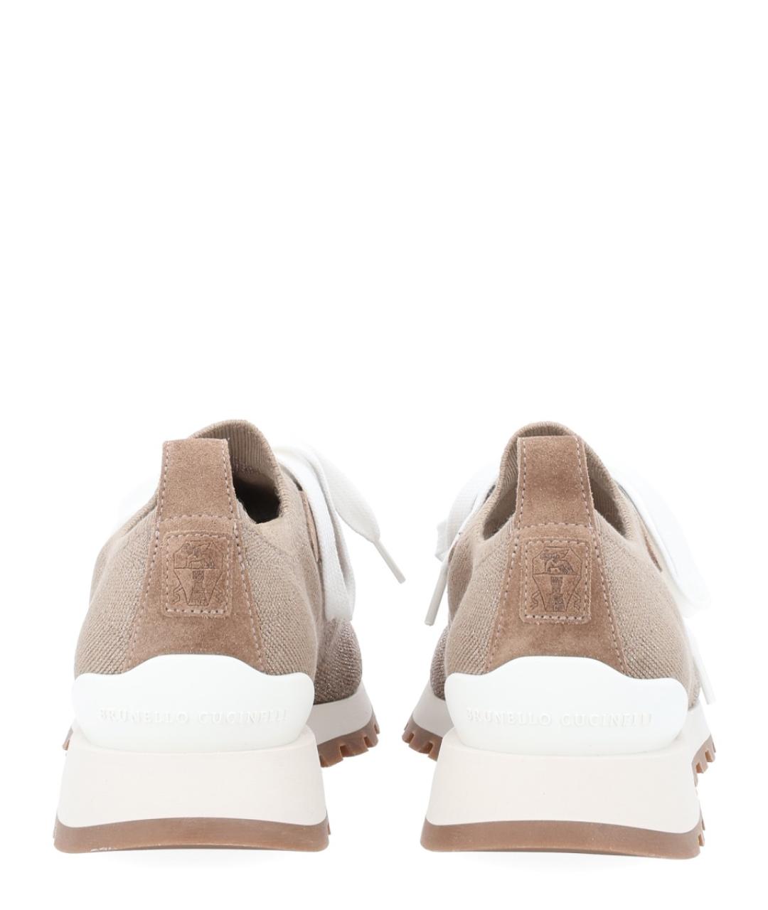 BRUNELLO CUCINELLI Мульти текстильные кроссовки, фото 4